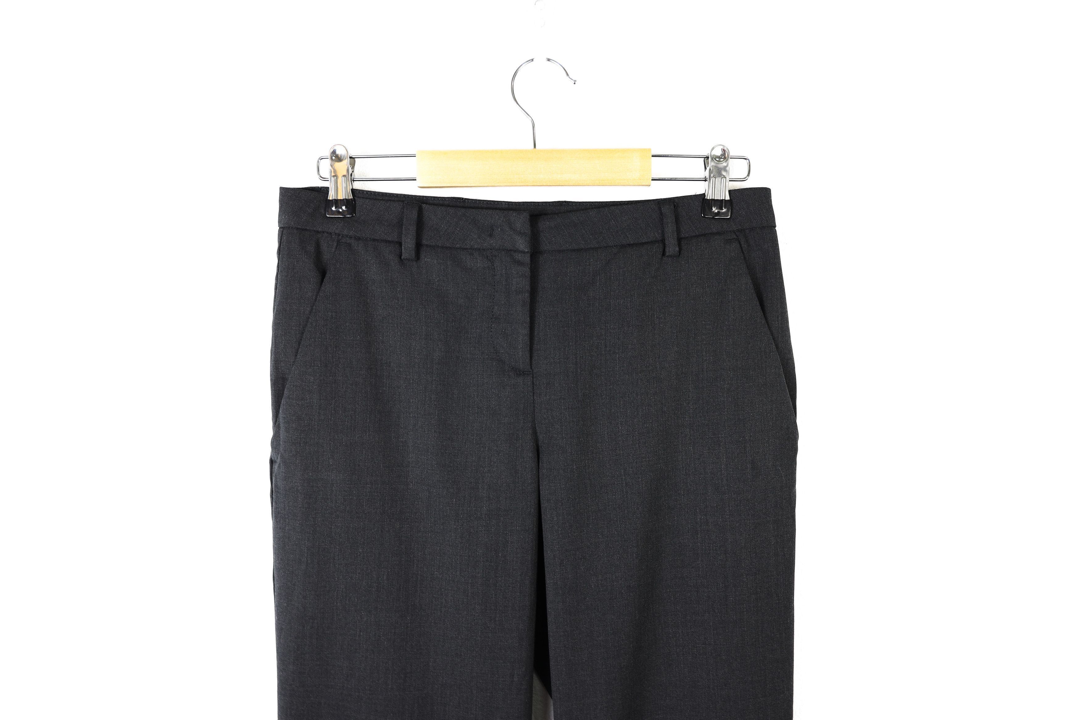 Moncler Moncler Dark Gray Pantalone Wool Trousers Pants 40 size Size 27" / US 4 / IT 40 - 2 Thumbnail