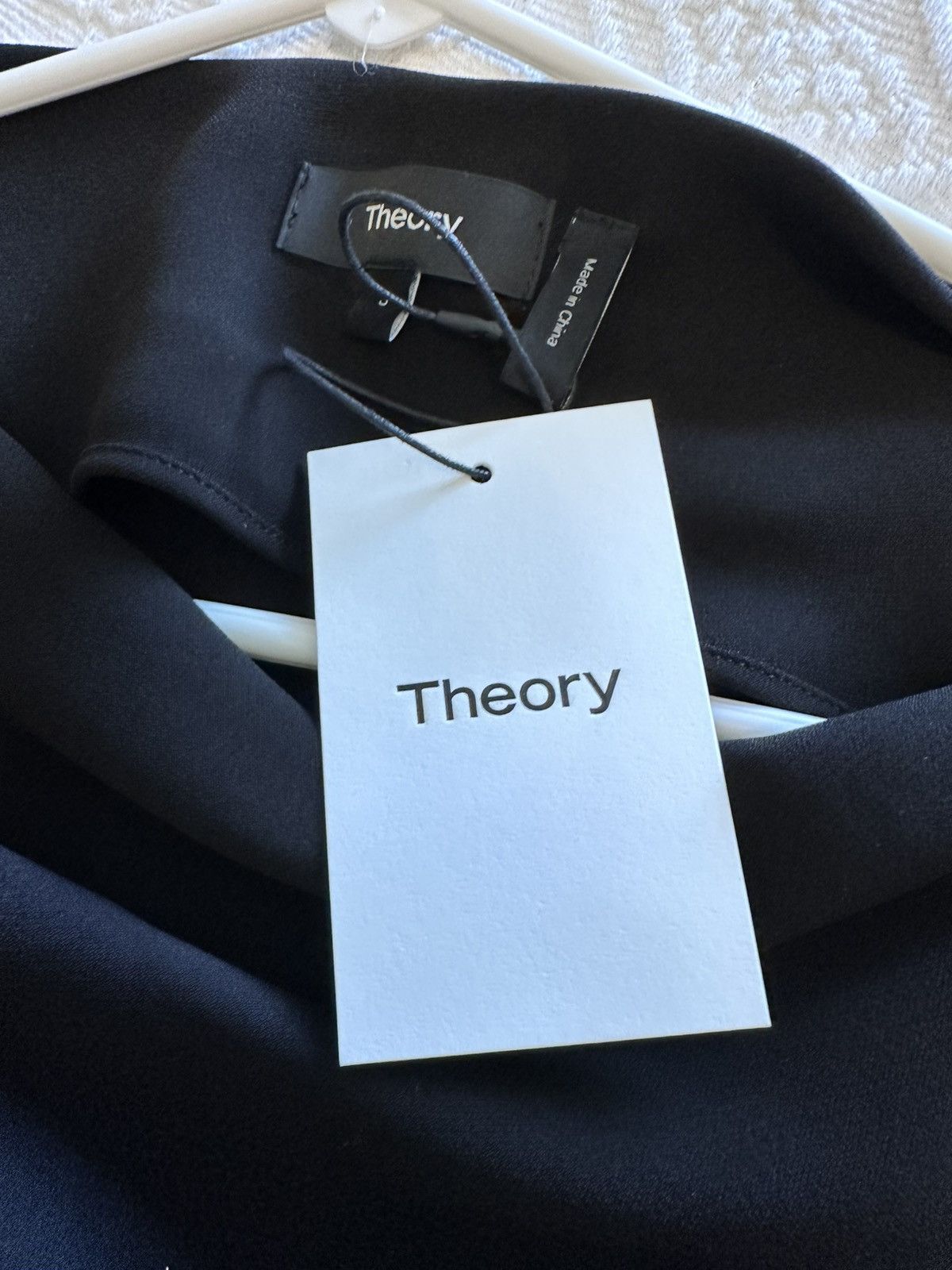 Theory NWT Theory Black Draped Boatneck Top Small Size S / US 4 / IT 40 - 7 Thumbnail