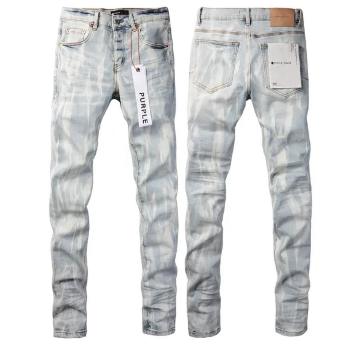 Purple Brand Light blue white marks skinny P001 purple jeans ALL SIZES DM Size US 31 - 1 Preview