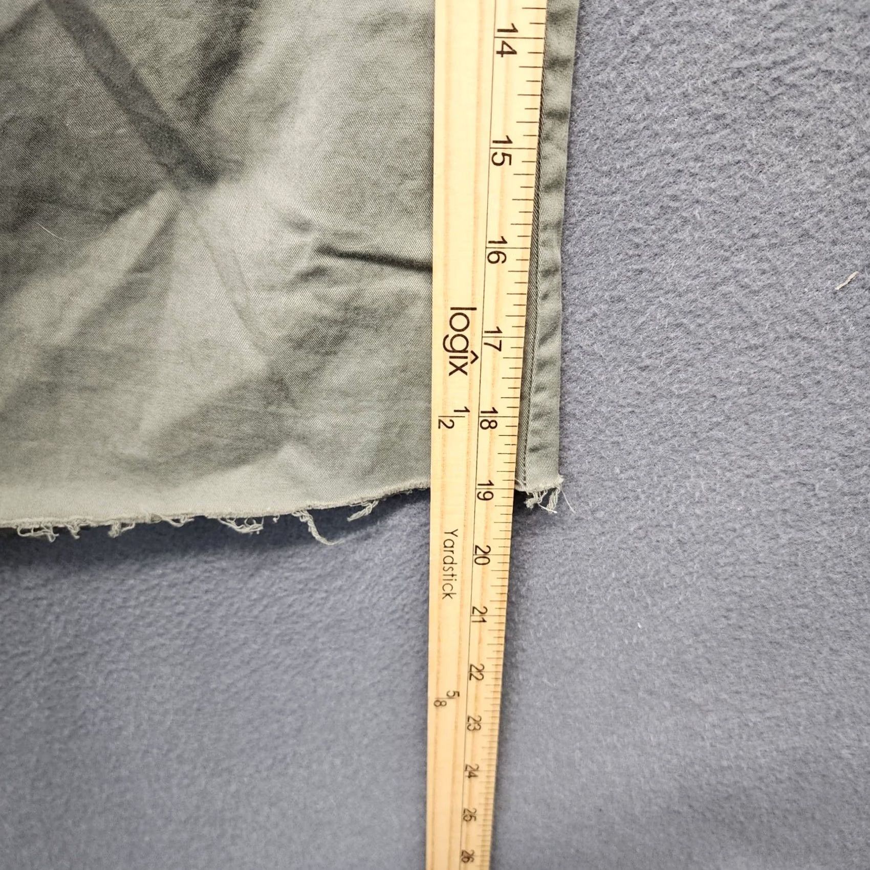 Everlane Everlane Paperbag Pants Womens Large Green Waist Tie Pleated High Rise Wide-Leg Cotton Size 36" / US 14 / IT 50 - 7 Thumbnail