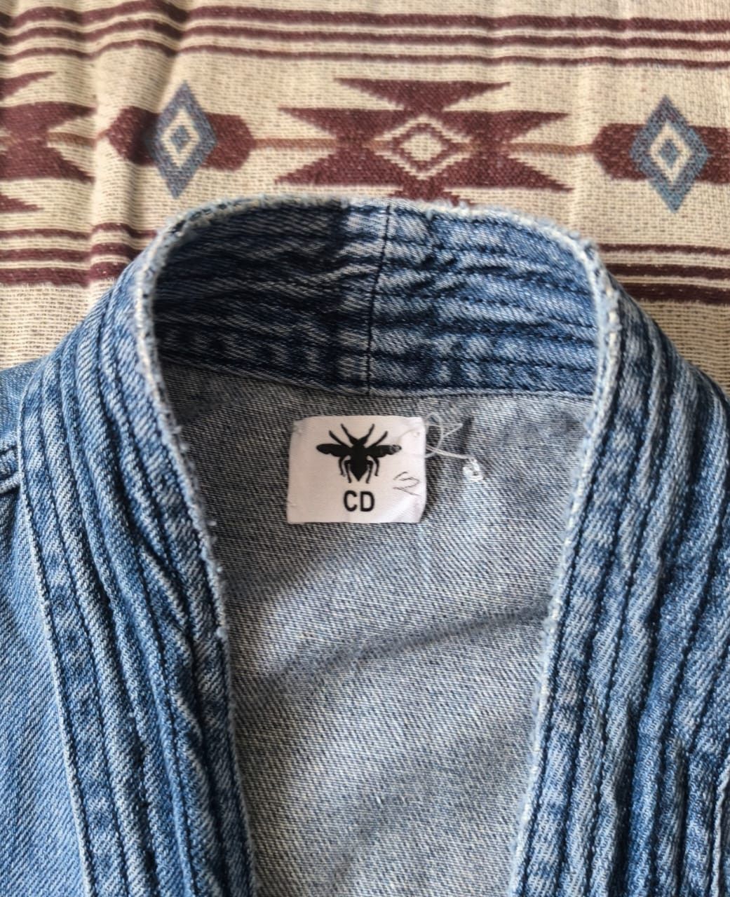 Christian Dior Monsieur Christian Dior CD denim kimono jacket Size US M / EU 48-50 / 2 - 2 Thumbnail