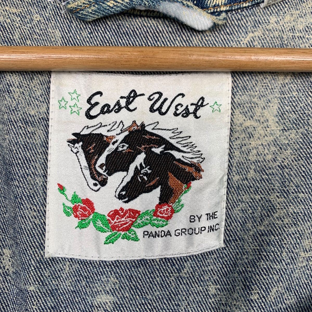 Japanese Brand EAST WEST by Panda Group Stone Wash Denim Jacket #2185-C97 Size US M / EU 48-50 / 2 - 15 Thumbnail