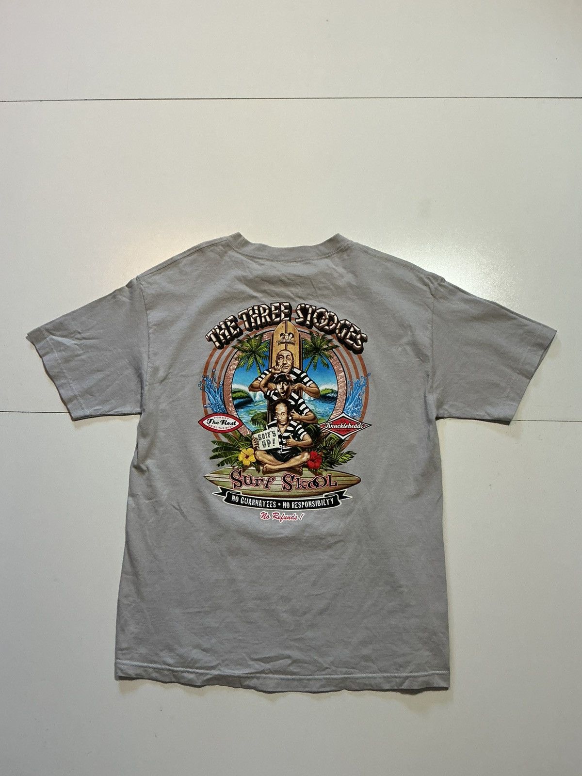 Other Knuckleheads Surf Skool The Three Stooges Surfboard T-Shirt Size US M / EU 48-50 / 2 - 3 Thumbnail