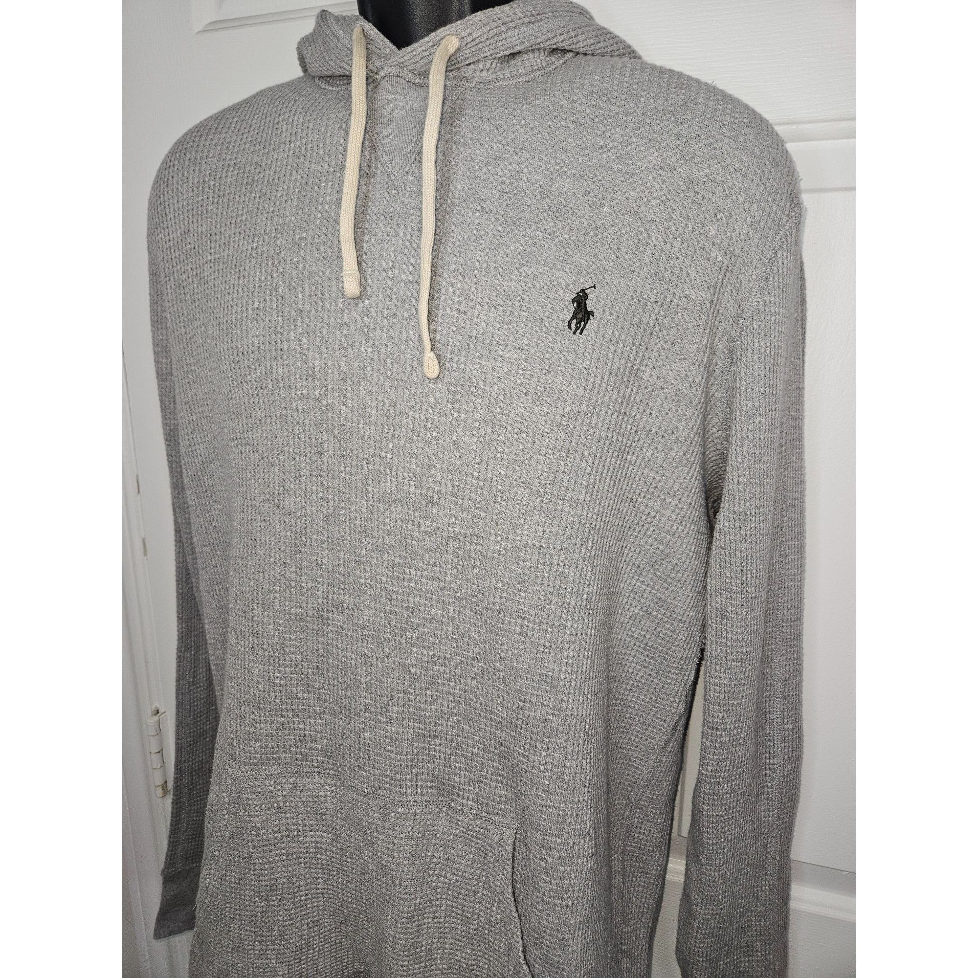 Polo Ralph Lauren Polo Ralph Lauren Mens Waffle Knit Thermal Hoodie