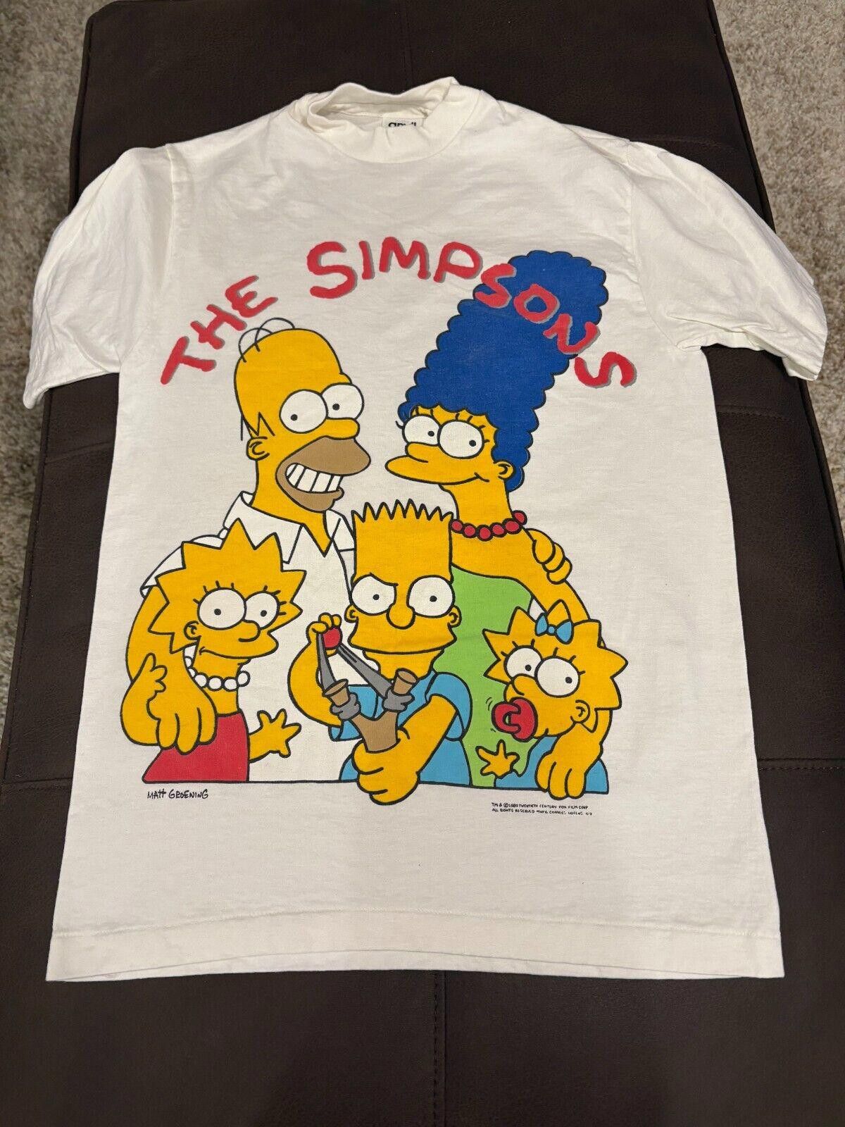 Designer VINTAGE THE SIMPSONS T SHIRT SMALL CLASSIC FAMILY Size ONE SIZE - 1 Preview