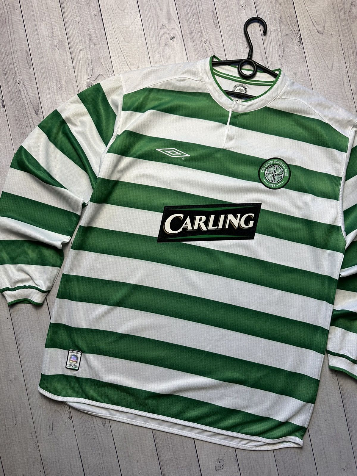 Celtic FC Vtg shops Away Long Sleeve Umbro Soccer Jersey Sz XL