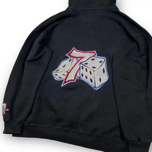 Designer Harajuku Number 7 Hoodie Oversized Size US L / EU 52-54 / 3 - 3 Thumbnail