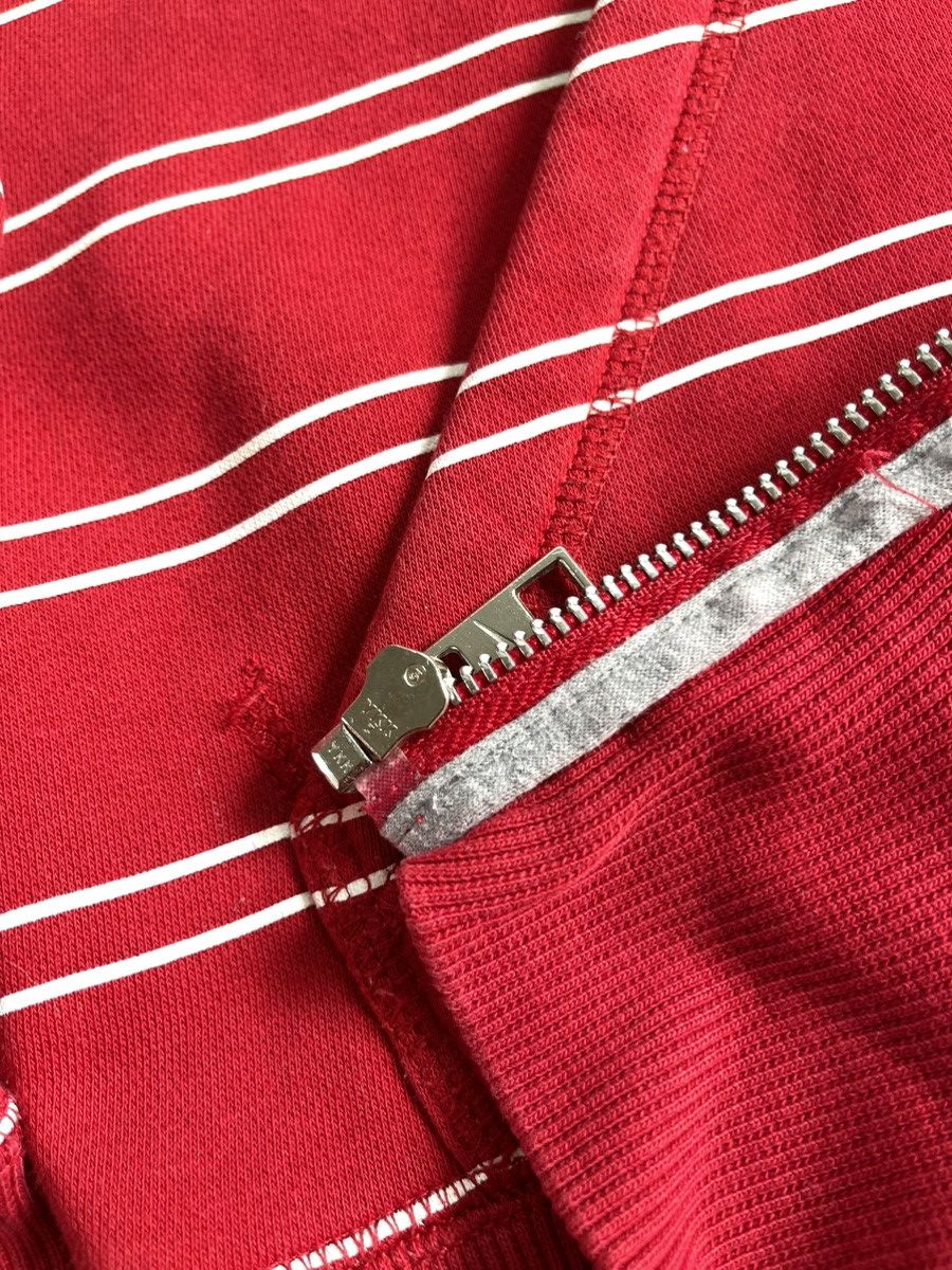 Nike NIKE VINTAGE ATHLETIC DEPT STRIPED Y2K SWOOSH ZIP HOODIE Size US S / EU 44-46 / 1 - 11 Thumbnail