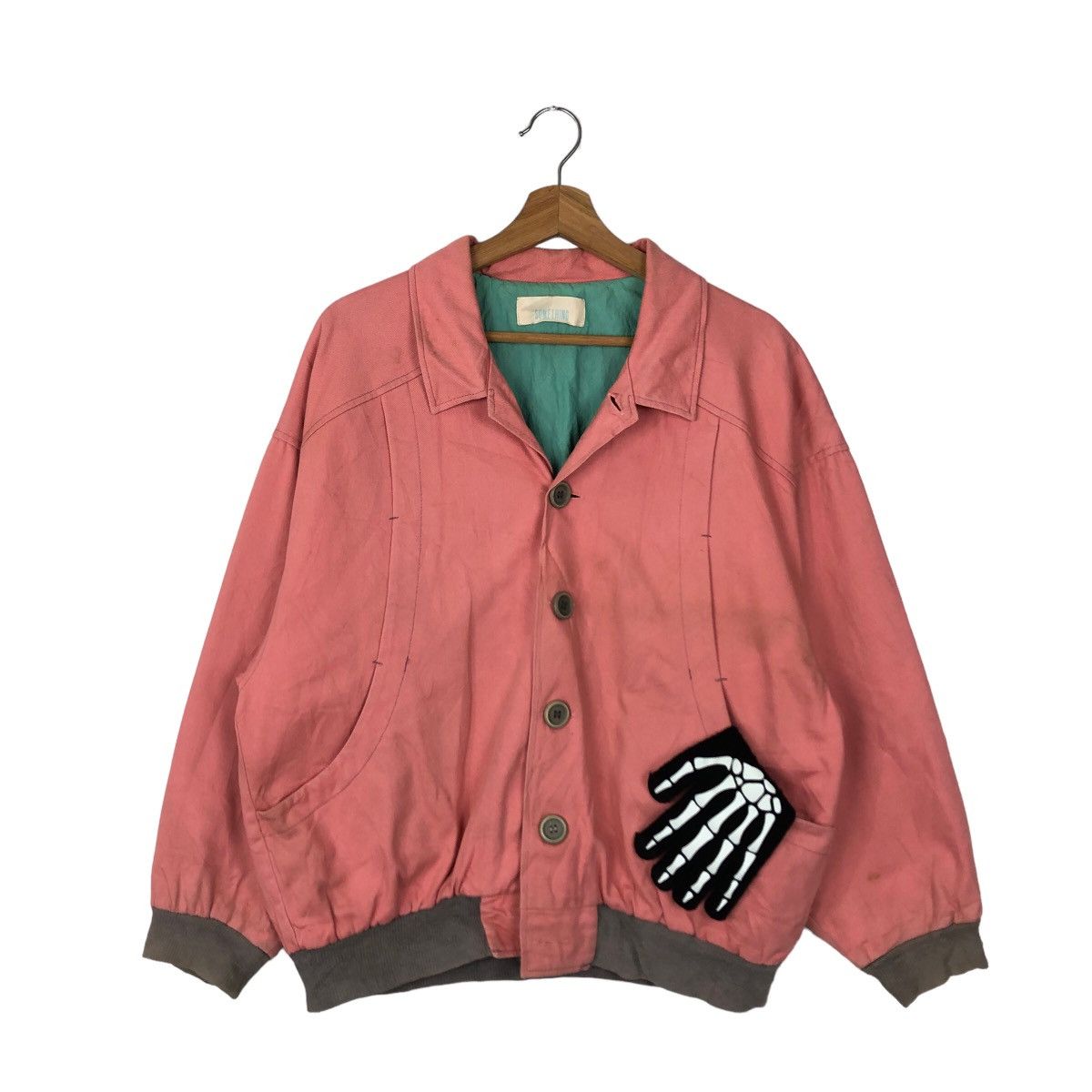 Japanese Brand 🔥90s VINTAGE BOMBER JACKET SOMETHING SPELL OUT ISSEY MIYAKE Size US M / EU 48-50 / 2 - 2 Thumbnail