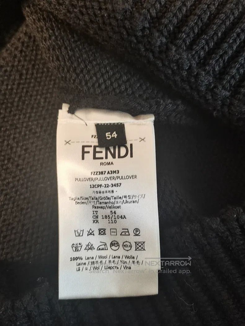 Fendi Fendi Black Sweater, Classic Style Size US L / EU 52-54 / 3 - 4 Thumbnail