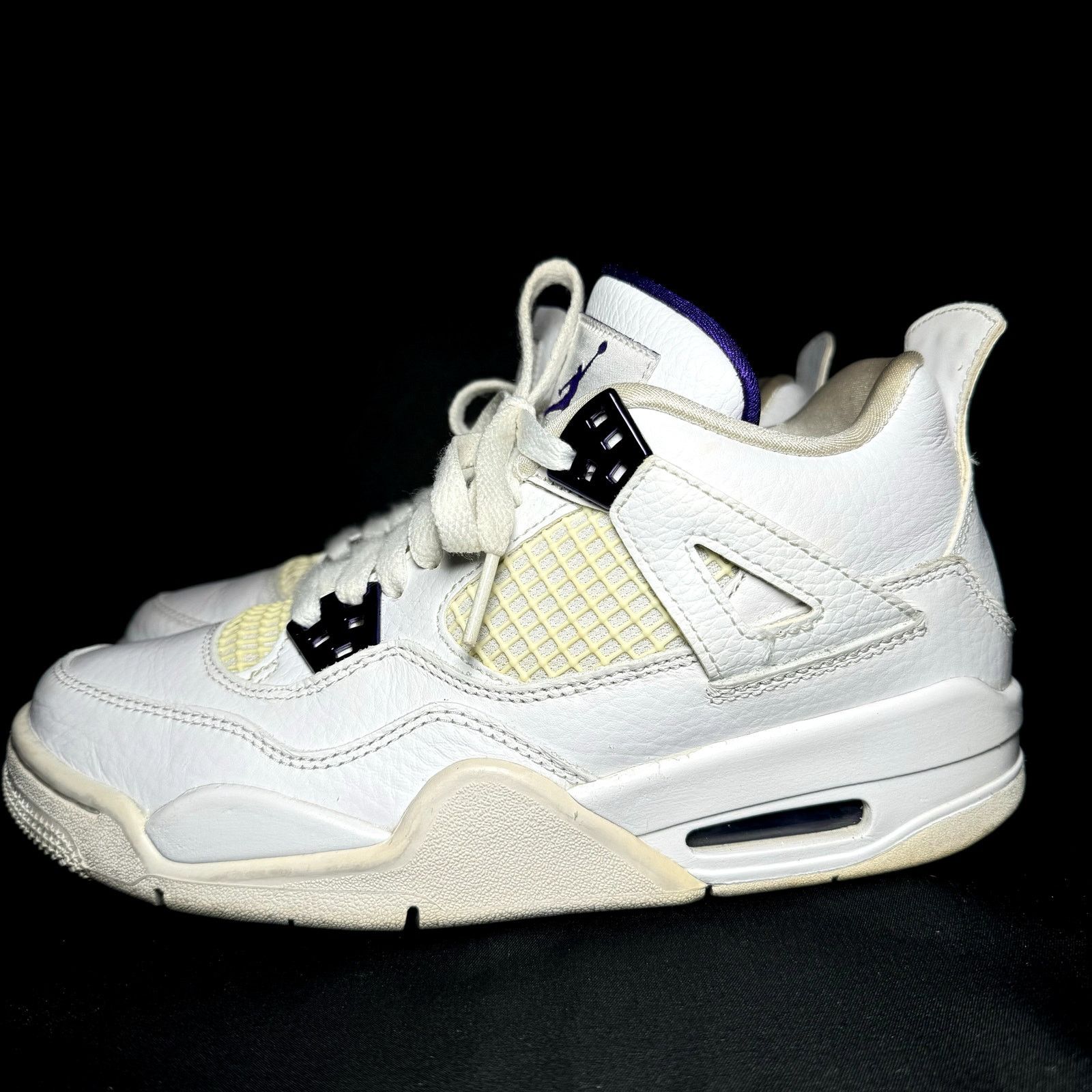 Jordan Brand × Nike Size 6 - Air Jordan 4 Retro GS Purple Metallic Men's Shoes Size US 6 / EU 39 - 9 Thumbnail