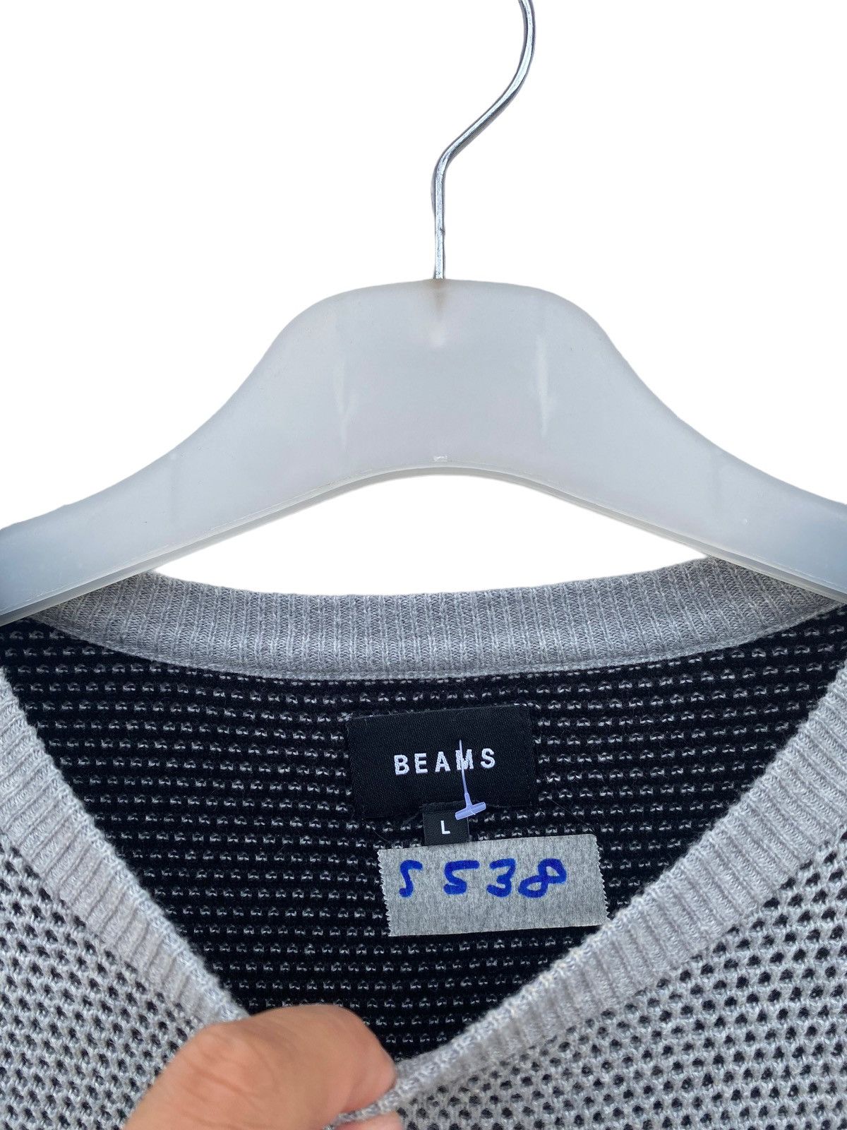 Beams Plus Beams Mesh Style Sweatshirt Size US L / EU 52-54 / 3 - 4 Thumbnail