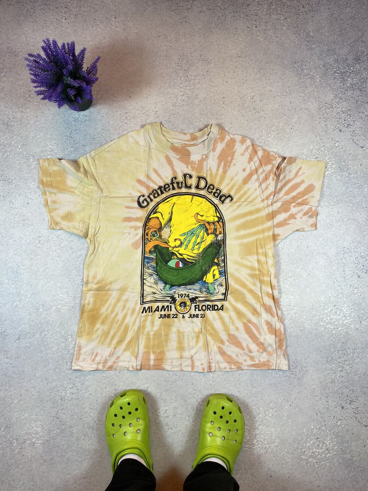 Band Tees Grateful Dead Men’s T-shirt With Big Logo Size US M / EU 48-50 / 2 - 2 Thumbnail