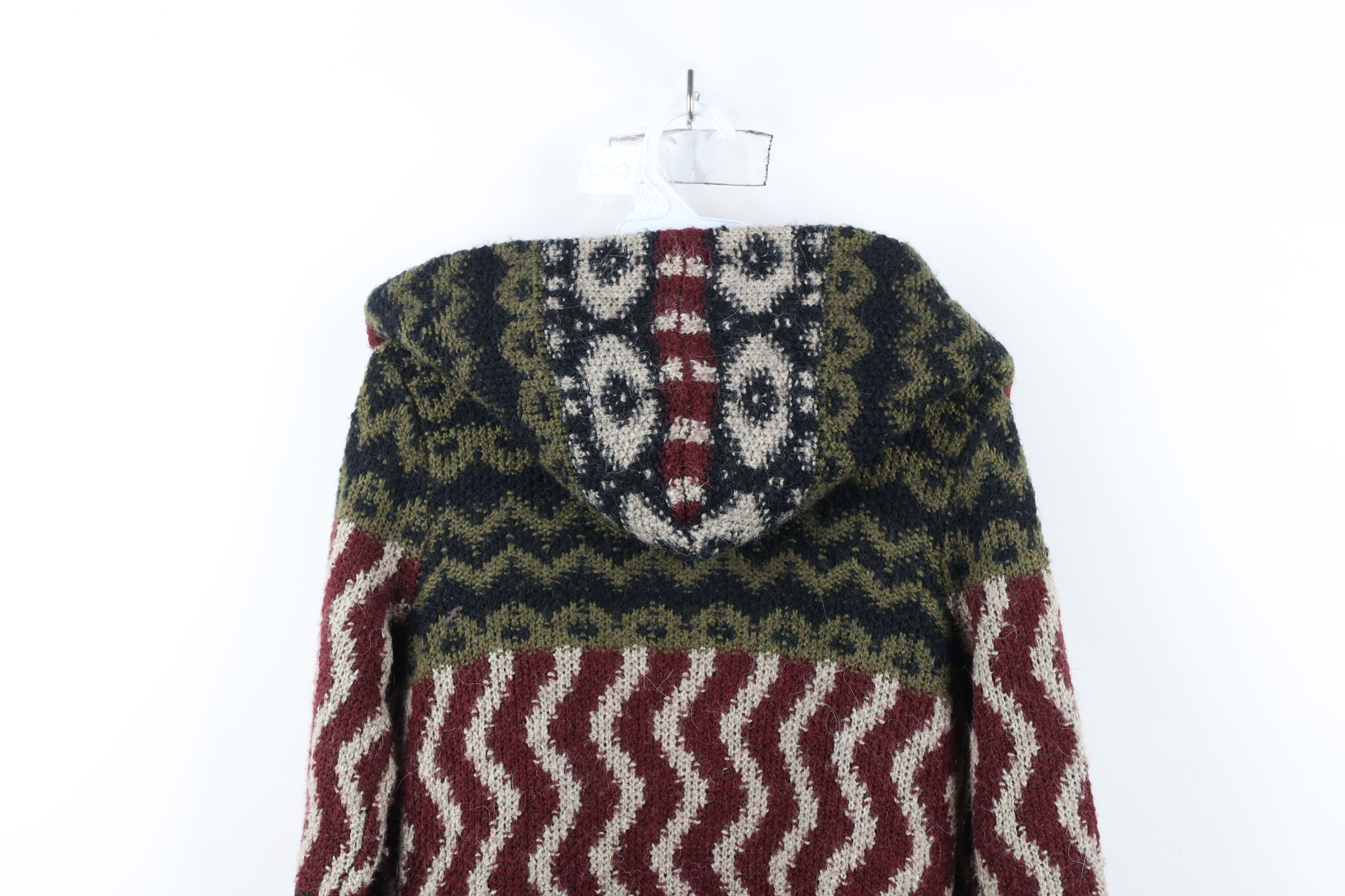 Abercrombie & Fitch × Vintage Vintage Y2K Babydoll Abercrombie & Fitch Hooded Knit Sweater Size S / US 4 / IT 40 - 11 Thumbnail