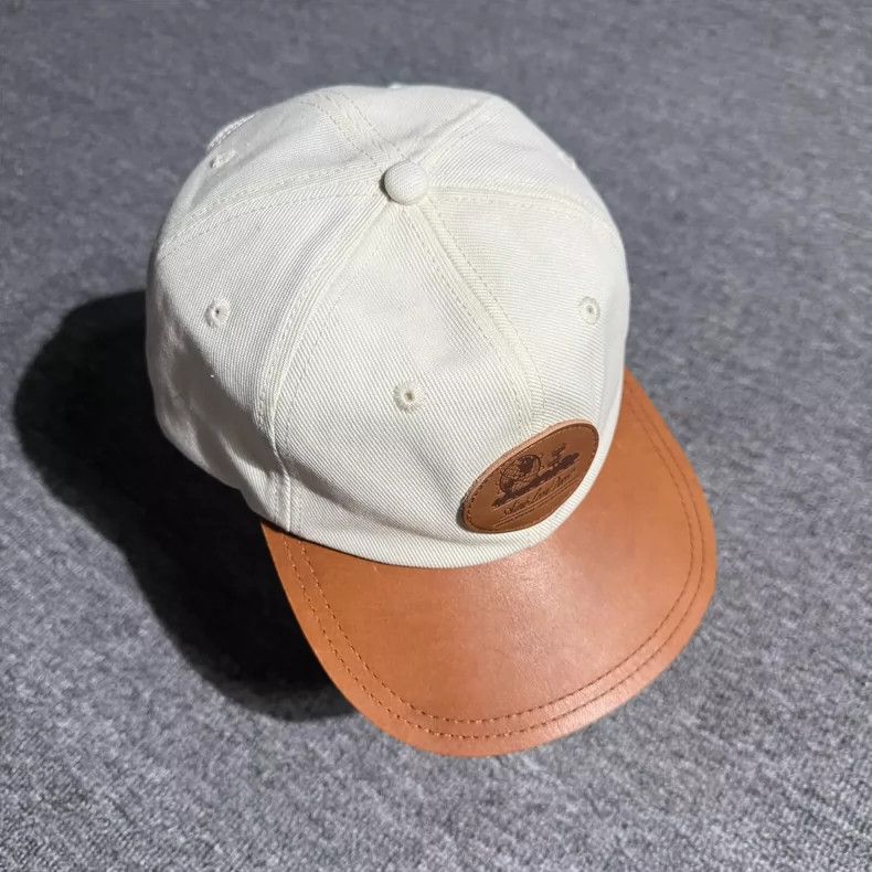 The Real McCoy's The Real McCoy Leather and embossed canvas duckbill basebal Size ONE SIZE - 2 Thumbnail