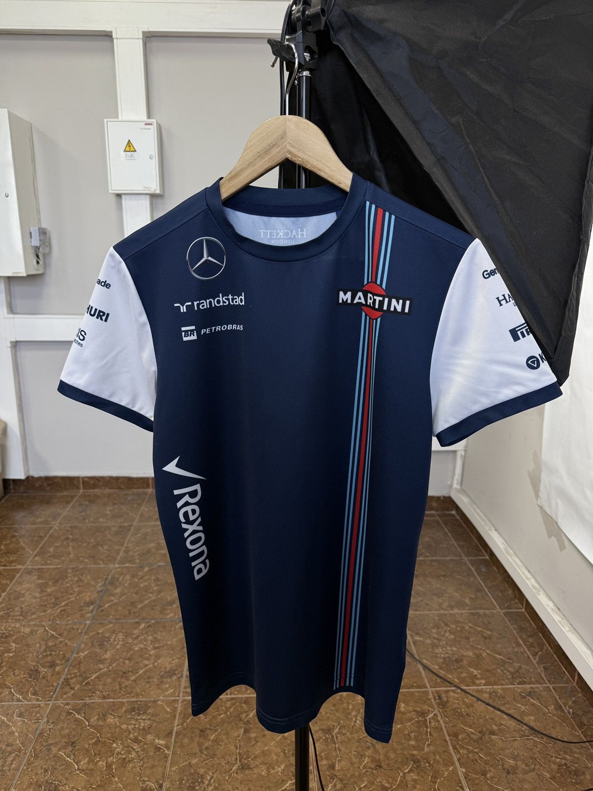 Hackett 🇬🇧 Hackett Williams Martini Racing Mercedes Jersey F1 Rare Size US S / EU 44-46 / 1 - 1 Thumbnail