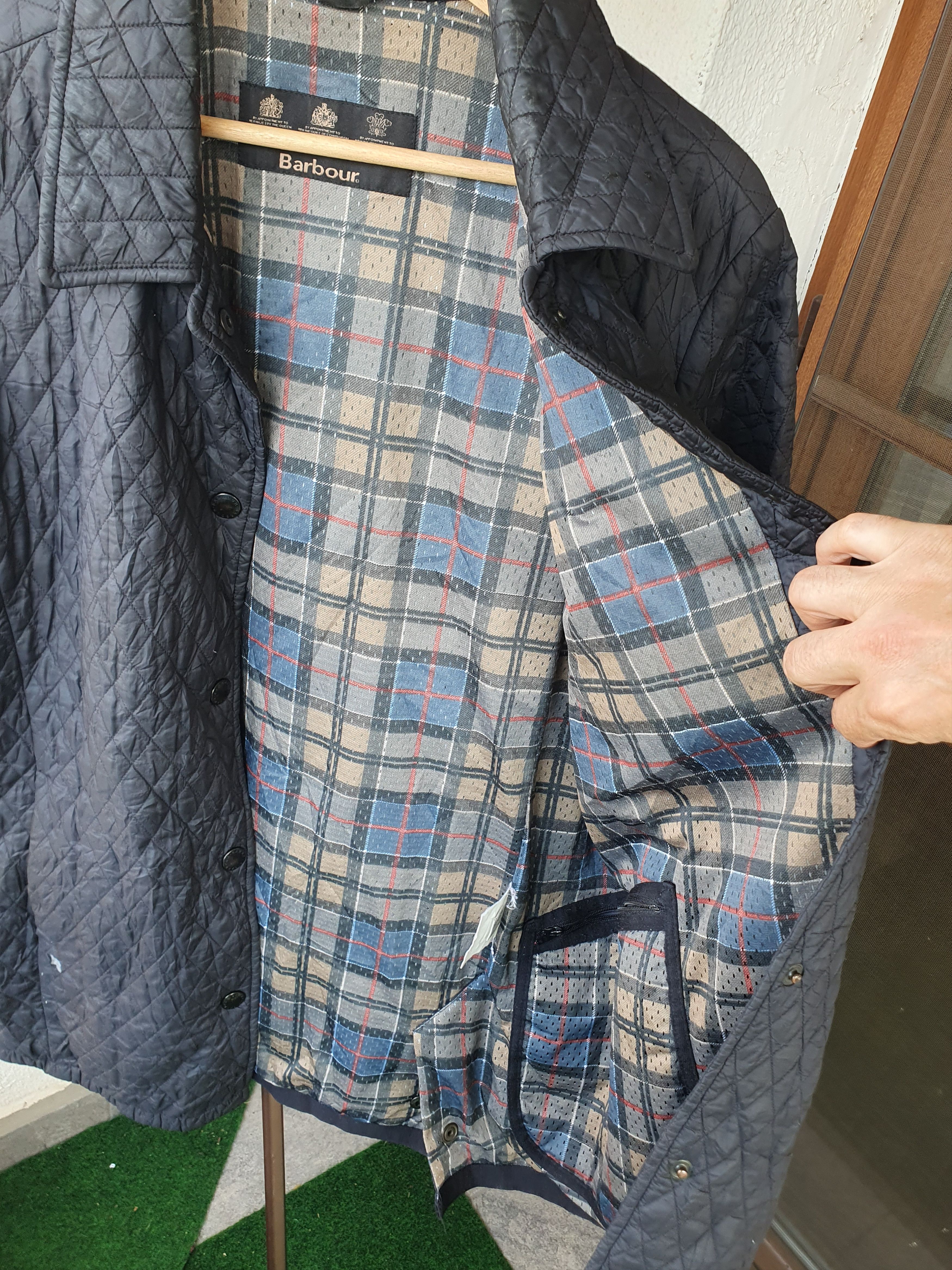 Barbour Barbour Tailored Flyweight Quilted Jacket L214 sz US10/UK14 Size L / US 10 / IT 46 - 2 Thumbnail