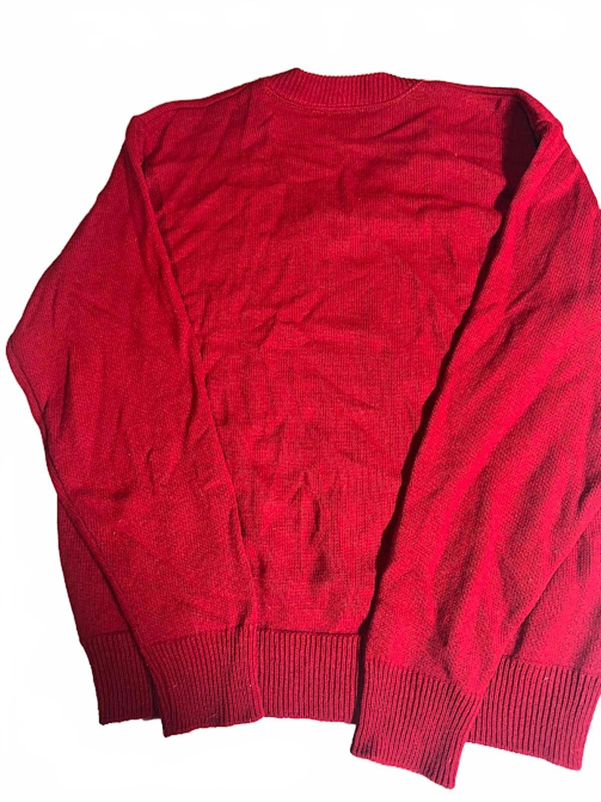 Other Vintage St Luke’s Catholic School Crest V Neck Sweater Size US L / EU 52-54 / 3 - 3 Thumbnail