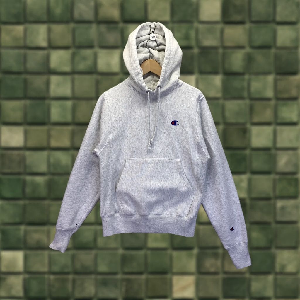 Champion VINTAGE Champion Reverse Weave Heather Grey Hoodie XS Mens/Womens Regular XS Size XS / US 0-2 / IT 36-38 - 1 Thumbnail
