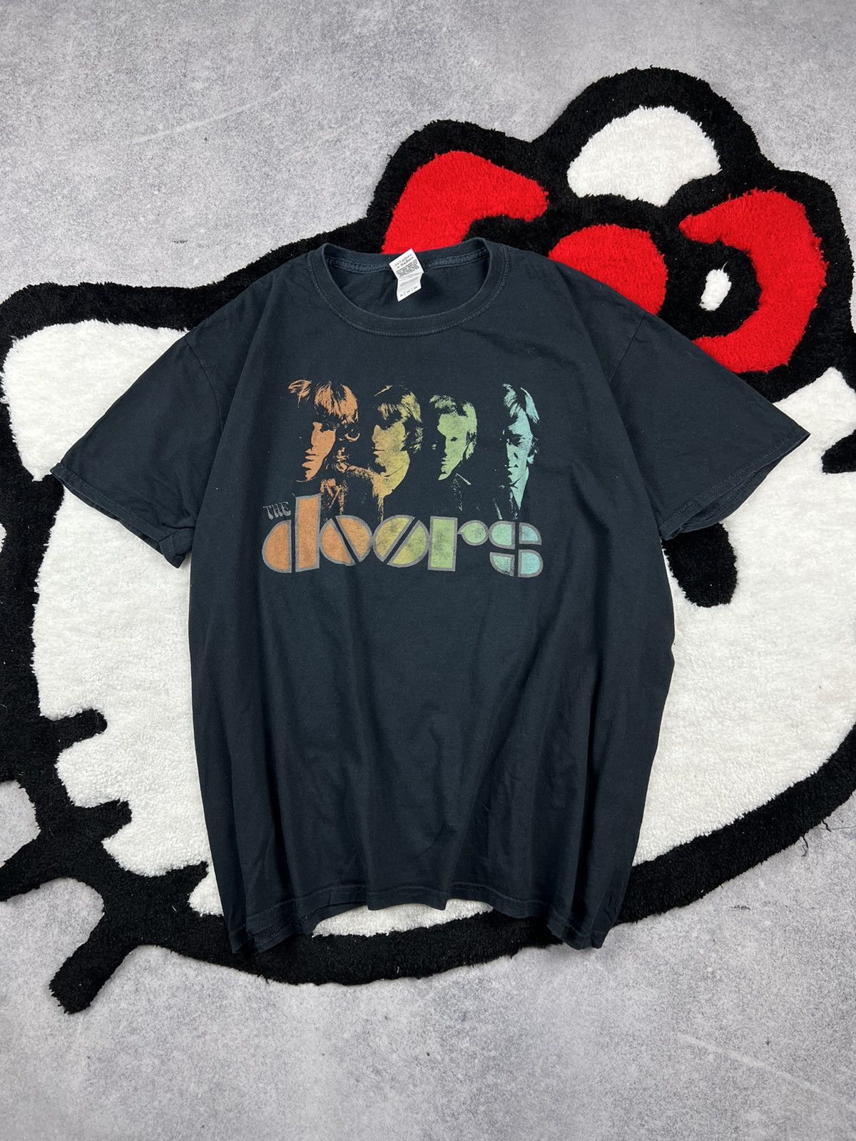 Band Tees Retro The Doors Psychedelic Morrison Y2K Band Rock Tee Shirt Size US XL / EU 56 / 4 - 1 Thumbnail
