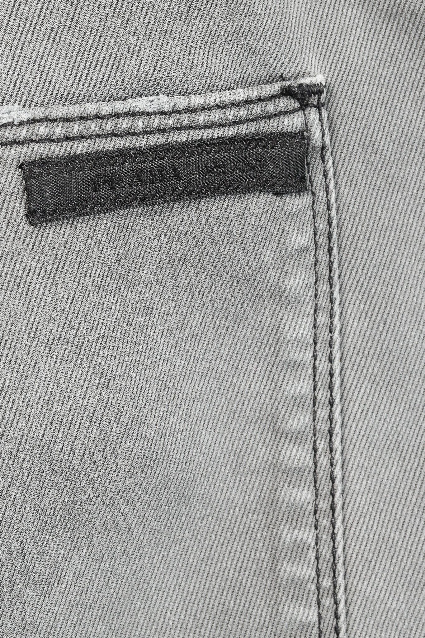 Prada Prada Dark-Grey-Wash Straight-Leg Jeans Size US 33 - 7 Thumbnail