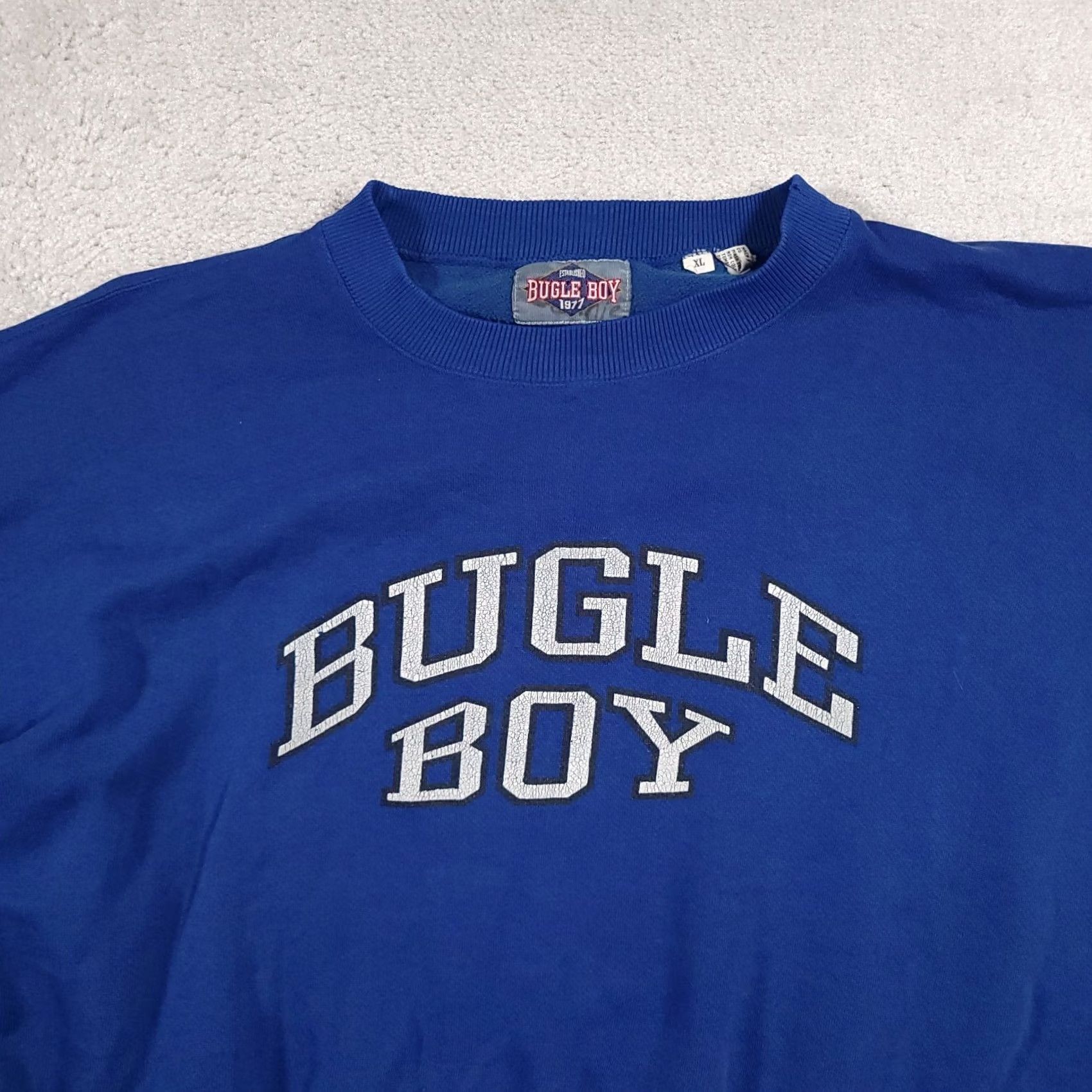 Bugle Boy VINTAGE Bugle Boy Crewneck Sweatshirt Men XL Graphic Spell Out Street Grunge Skater Sweatshirt Size US XL / EU 56 / 4 - 3 Thumbnail