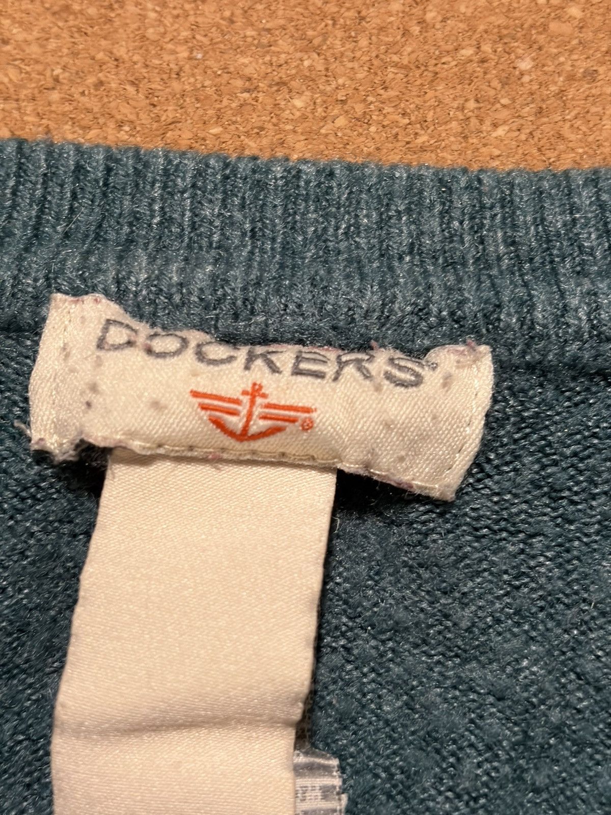 Dockers Dockers Sweater Cable Knit Crewneck Pullover Acrylic Casual Size US XL / EU 56 / 4 - 4 Thumbnail