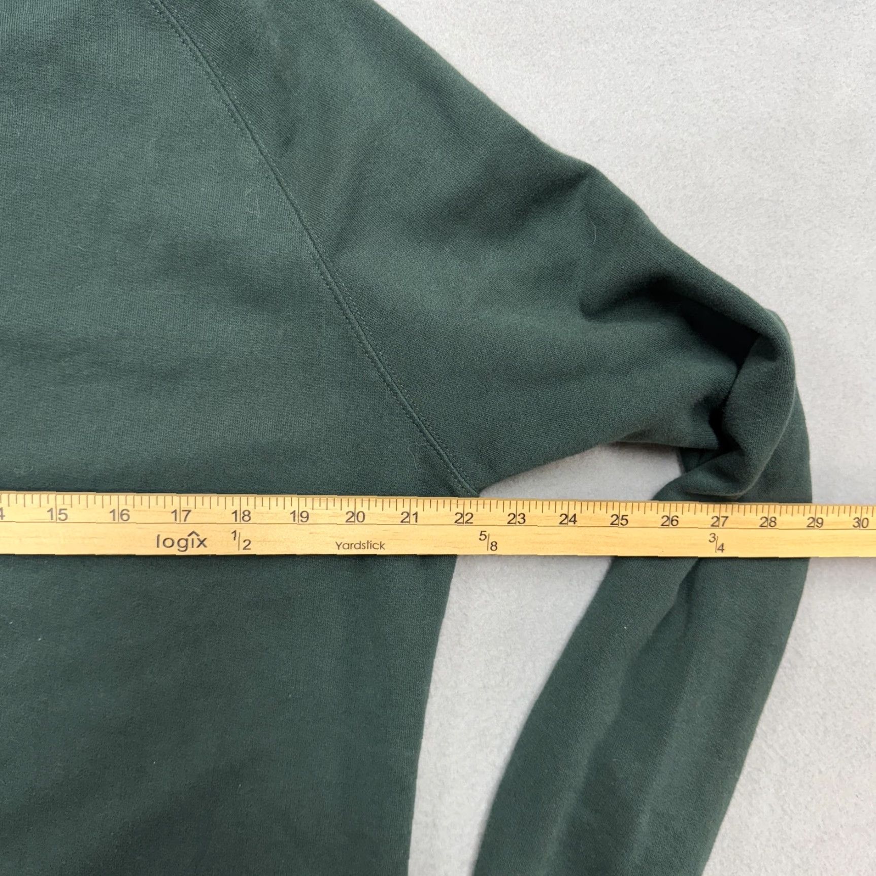 Vintage KnowledgeCotton Apparel Sweatshirt Mens Large Green Owl Graphic Fleece Pullover Size US L / EU 52-54 / 3 - 6 Thumbnail