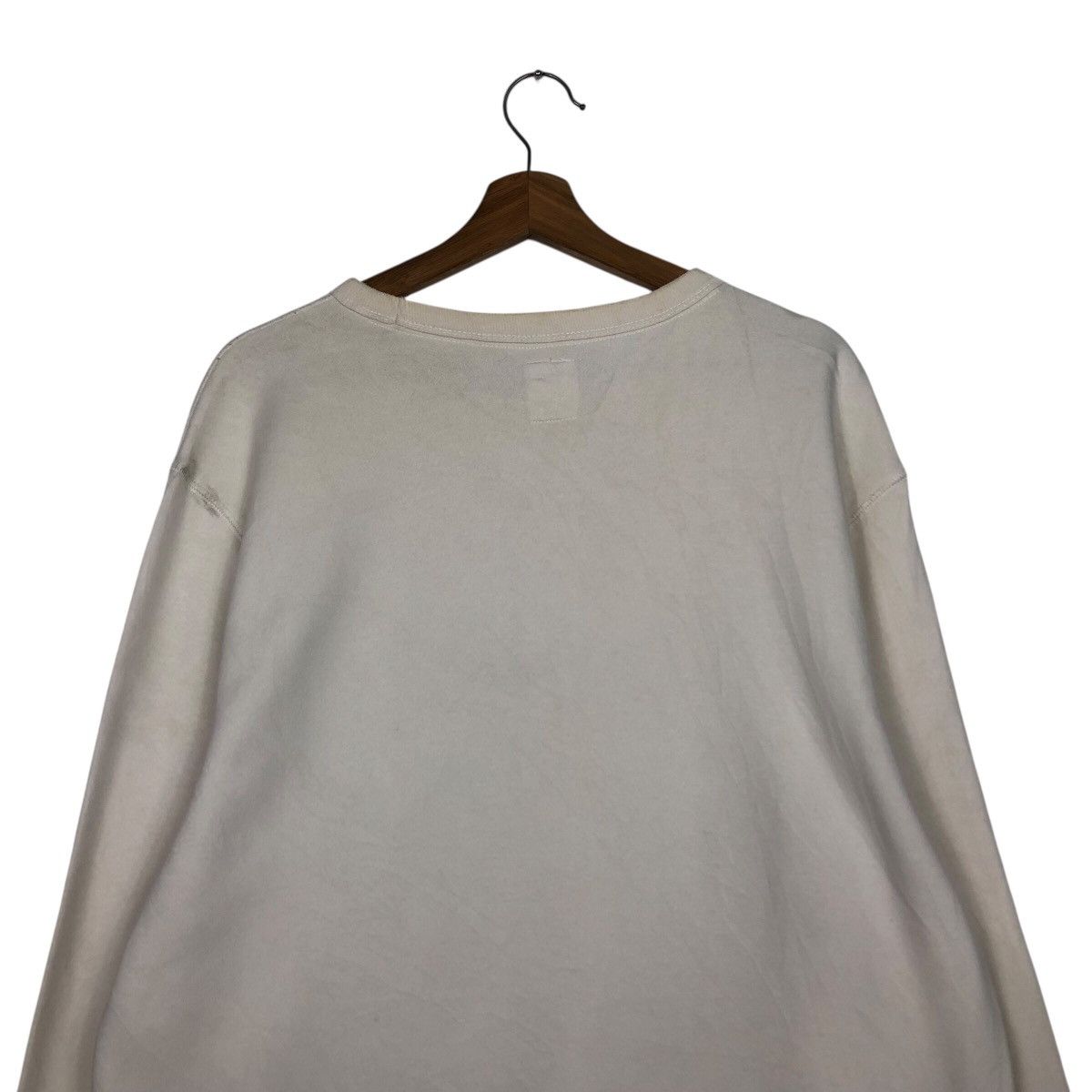 Japanese Brand GAP Original Spellout Crewneck Sweatshirt Cream Beige Size US L / EU 52-54 / 3 - 10 Thumbnail