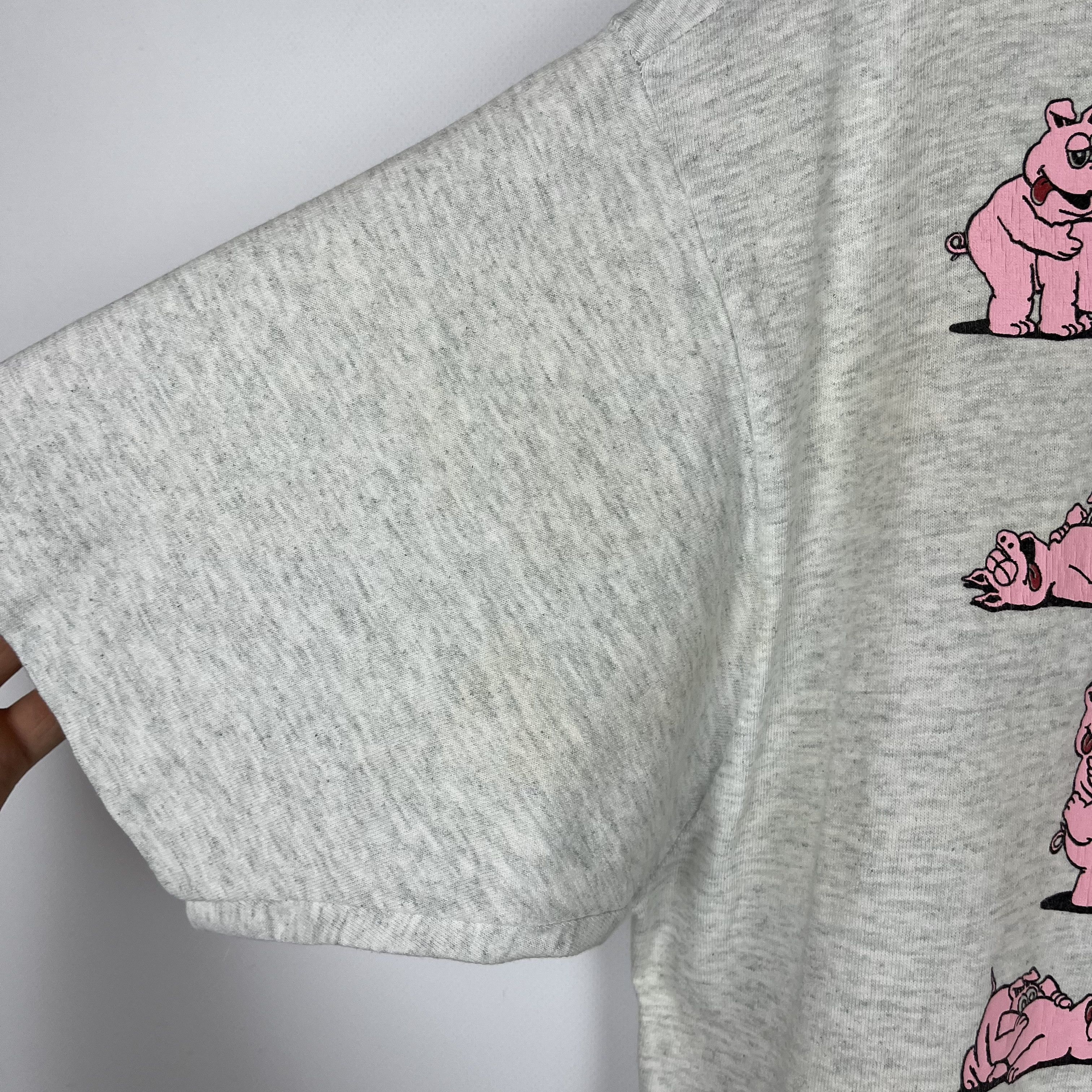 Vintage Vintage Pig Sex Vulgar Adult Humor T Shirt 1991 Size US XL / EU 56 / 4 - 22 Thumbnail