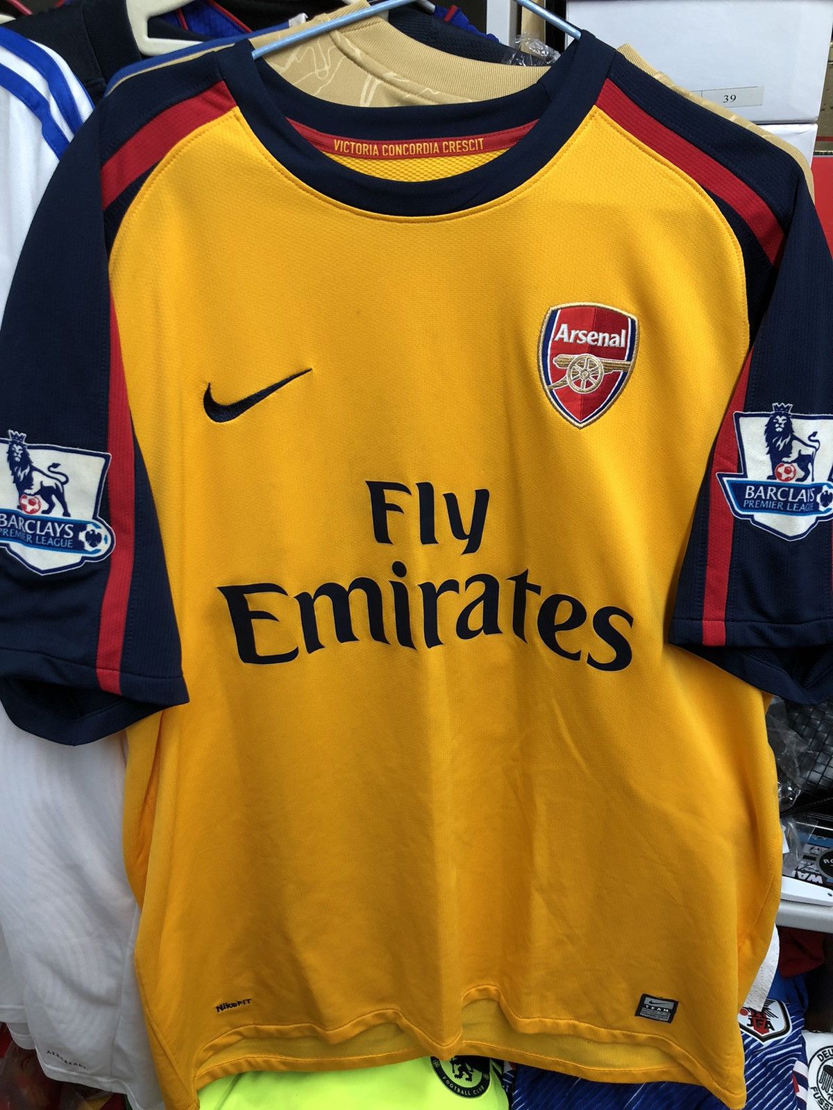 Nike Arsenal 08/09 away shirt #8 Nasri Size US L / EU 52-54 / 3 - 1 Thumbnail