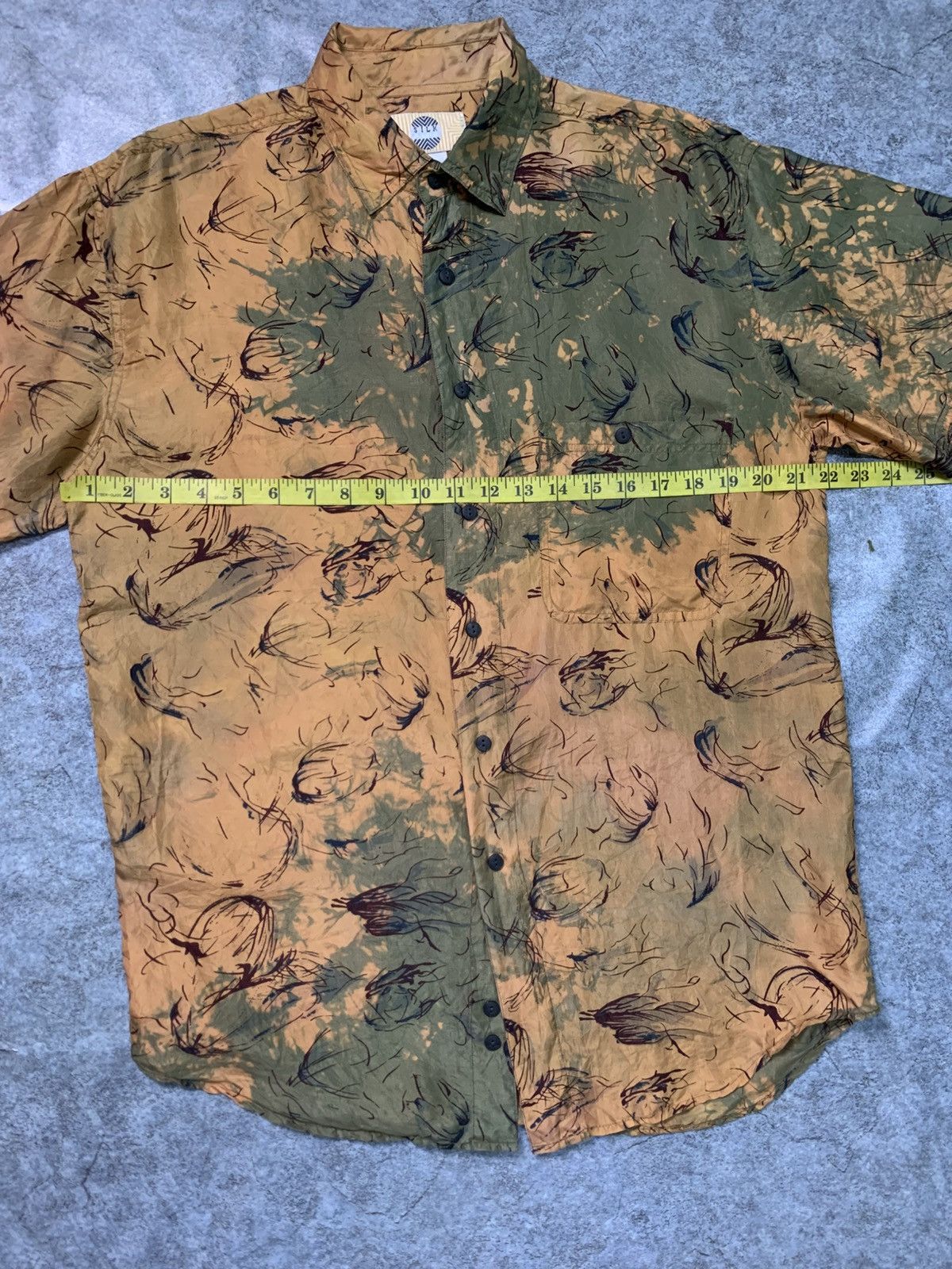 SikSilk Rare Design Vintage Silk Uomo Short Sleeve Button Ups Shirt Size US S / EU 44-46 / 1 - 6 Thumbnail