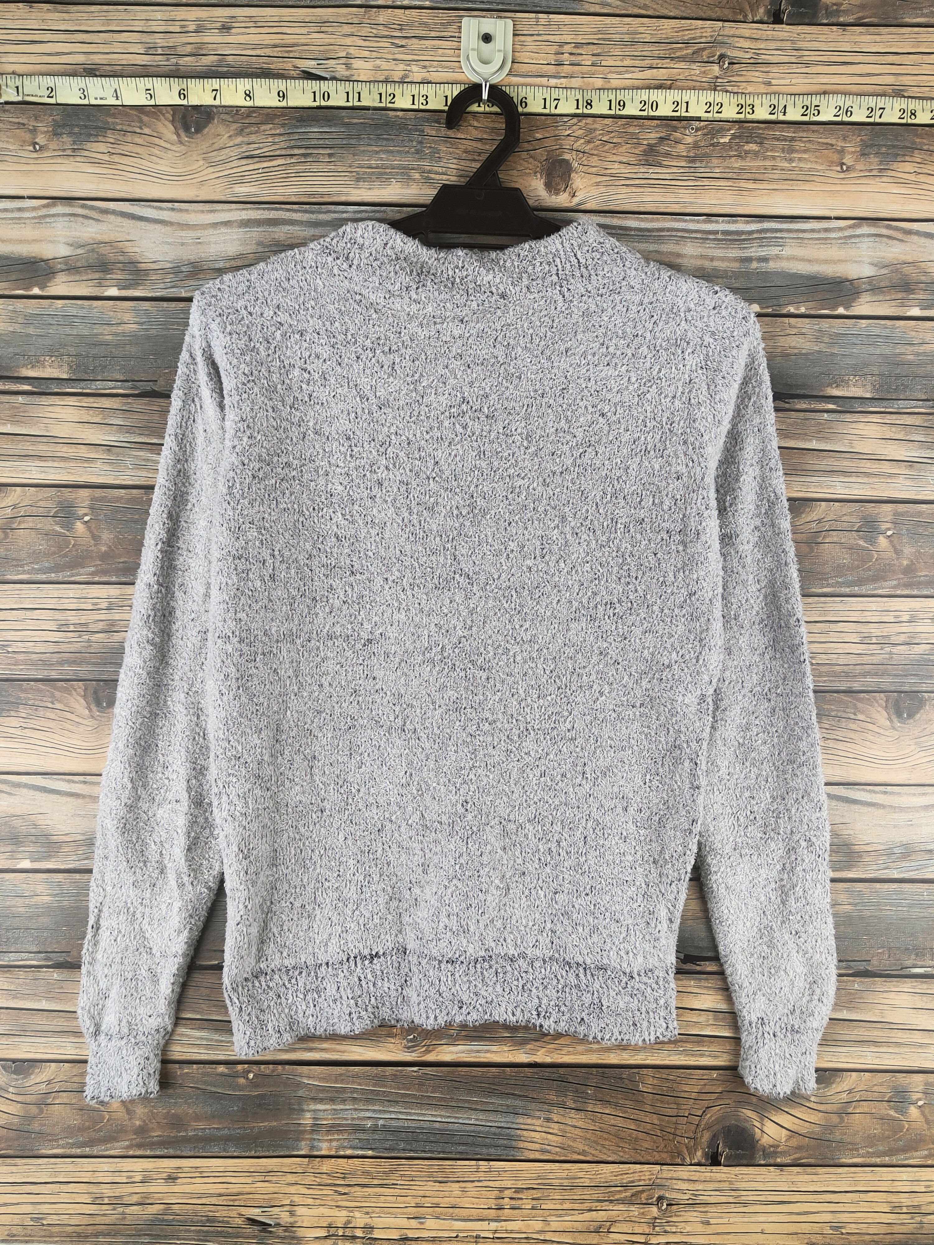 Japanese Brand DL Elvence-deux Gray Knitwear Sweatshirts #46-920 Size S / US 4 / IT 40 - 7 Thumbnail