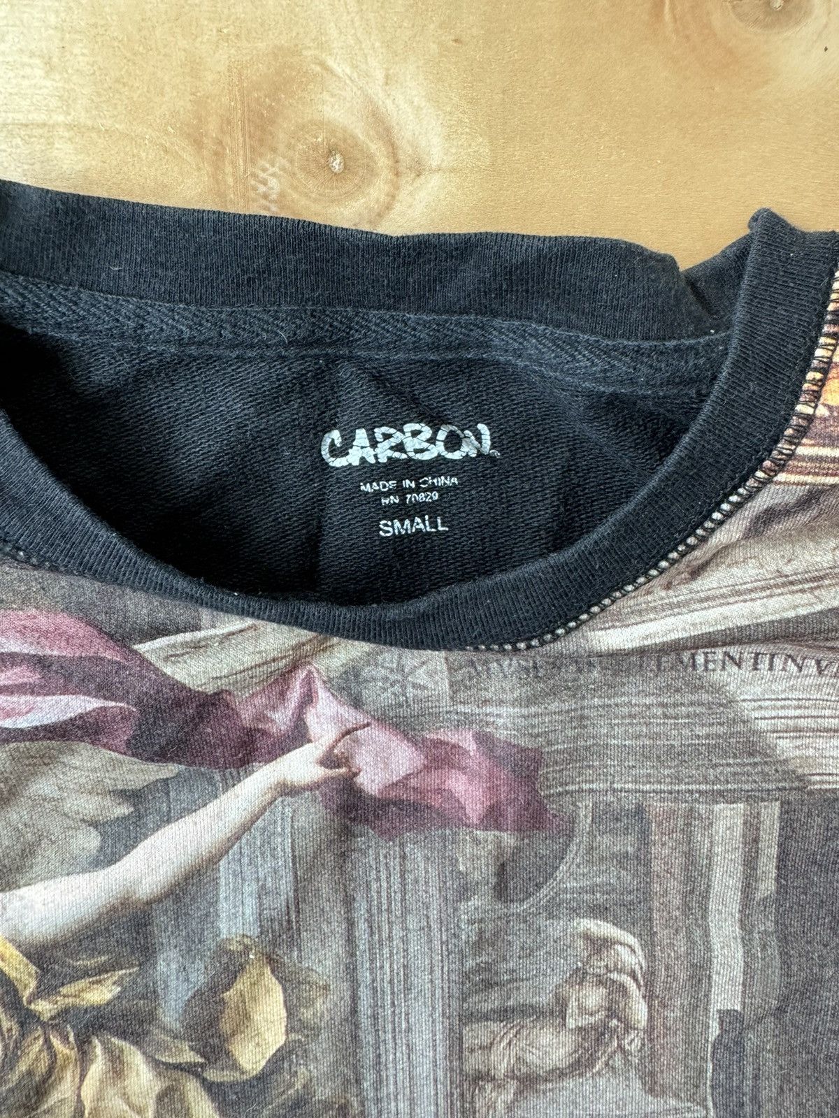Vintage Carbon renaissance painting SWT01 Size S / US 4 / IT 40 - 3 Thumbnail