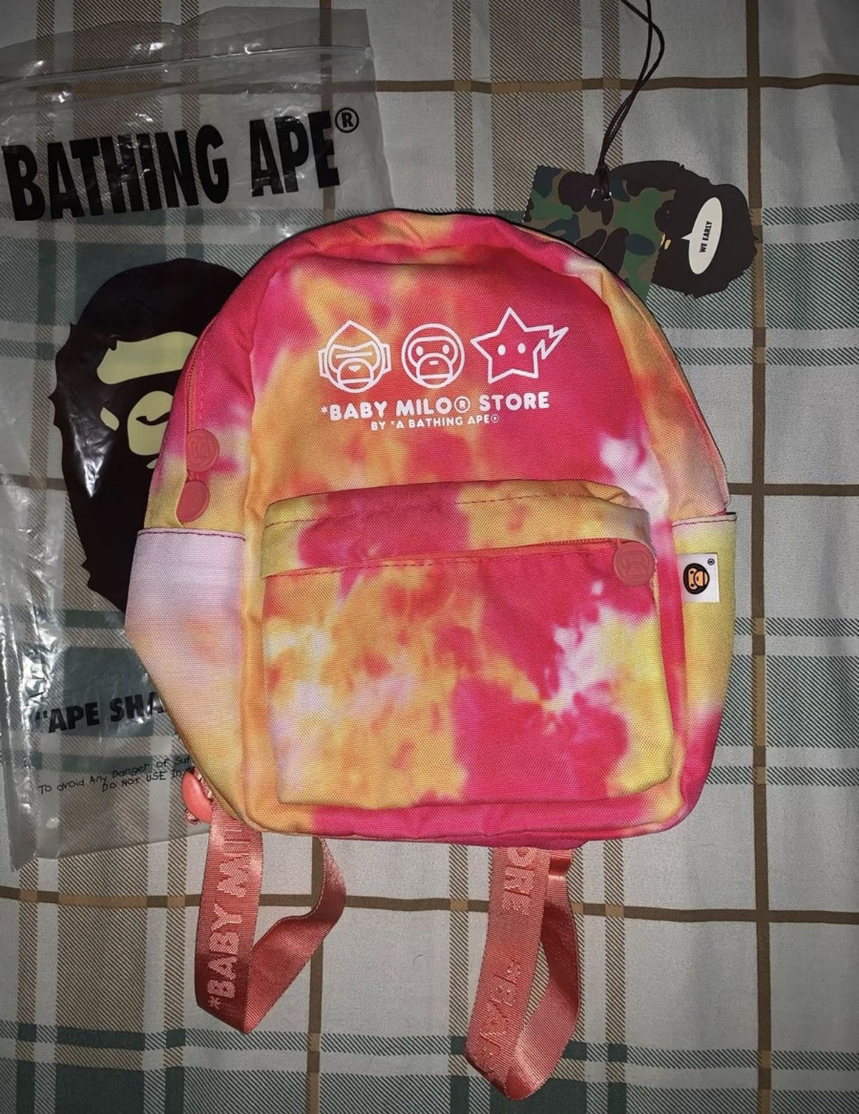 Bape Bape tie-dye camouflage small shark bag Size ONE SIZE - 1 Thumbnail