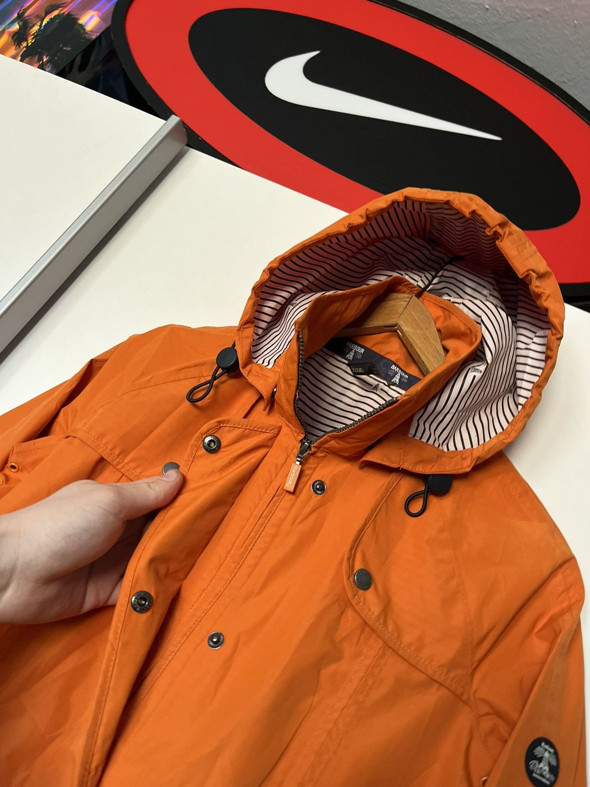 Barbour × Vintage Vintage Womens Barbour Trevose Jacket / Raincoat Sailor Hunt Size M / US 6-8 / IT 42-44 - 7 Thumbnail