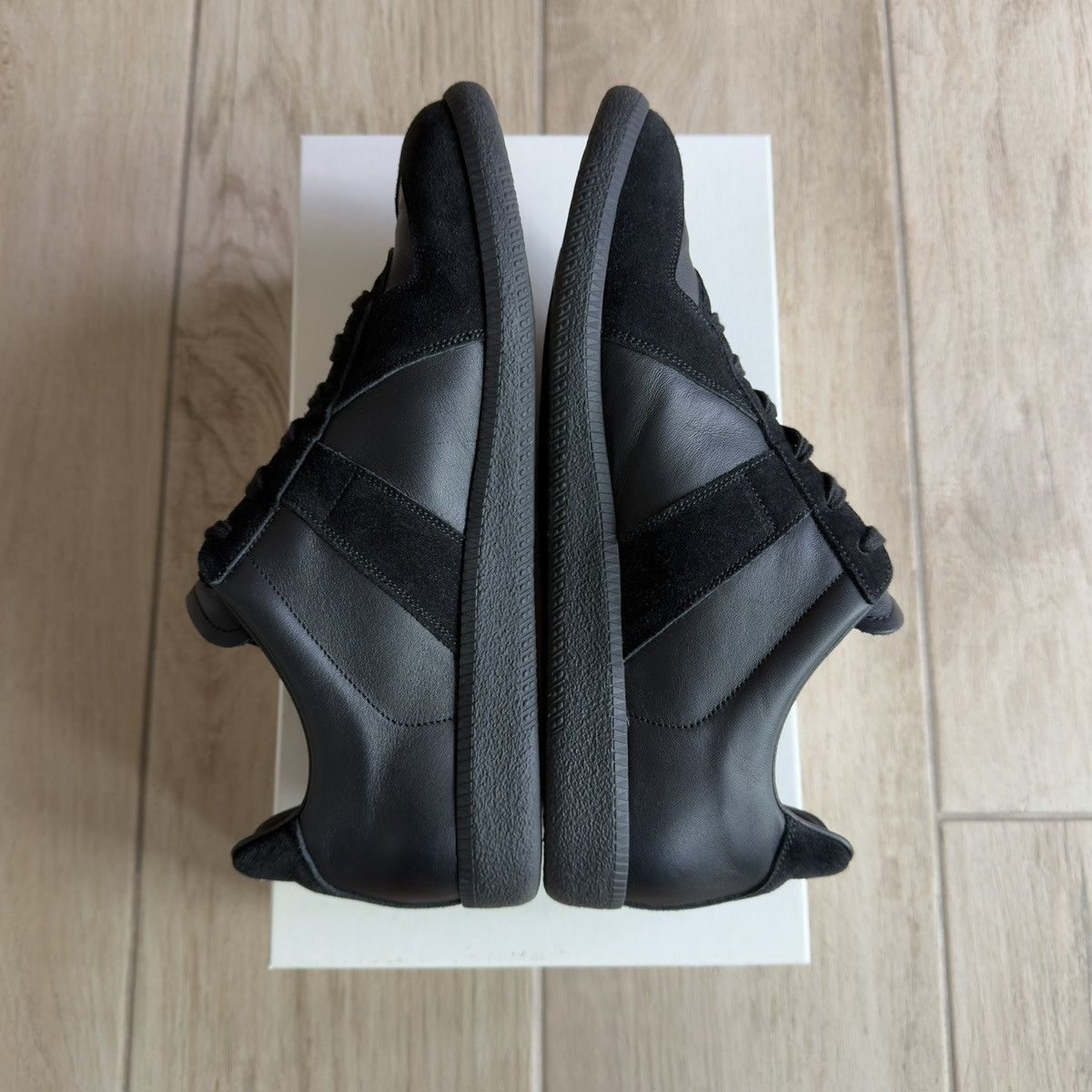 Maison Margiela Replica German Army Trainer GAT Leather Sneakers Size US 10 / EU 43 - 6 Thumbnail