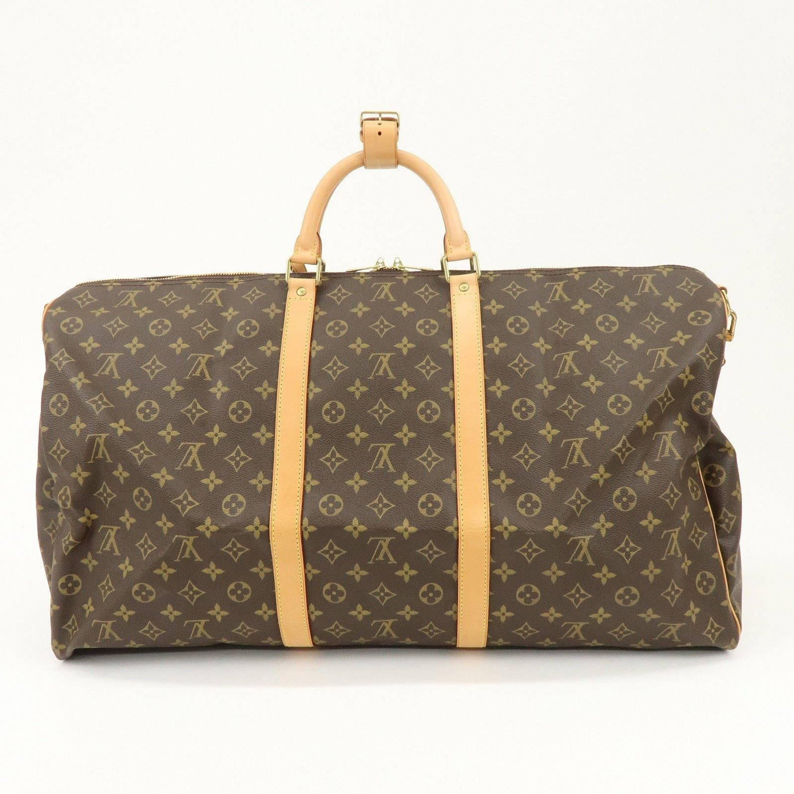 Louis Vuitton Louis Vuitton Monogram Keepall Bandouliere 60 Duffle Bag Size ONE SIZE - 2 Thumbnail