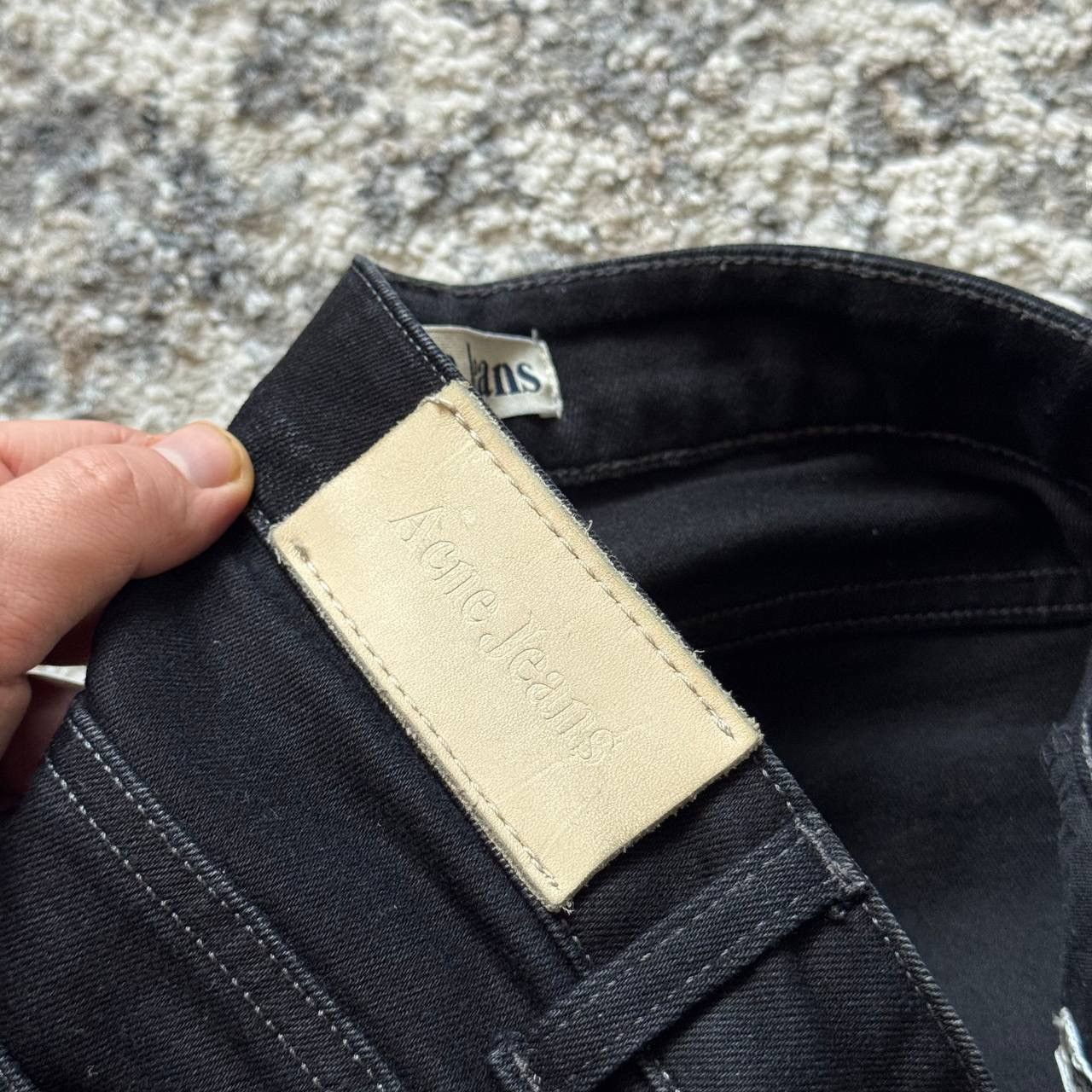 Acne Studios Acne Studios Washed Stretch Hex Triumph Slim Dark Jeans Size 28" / US 6 / IT 42 - 8 Thumbnail