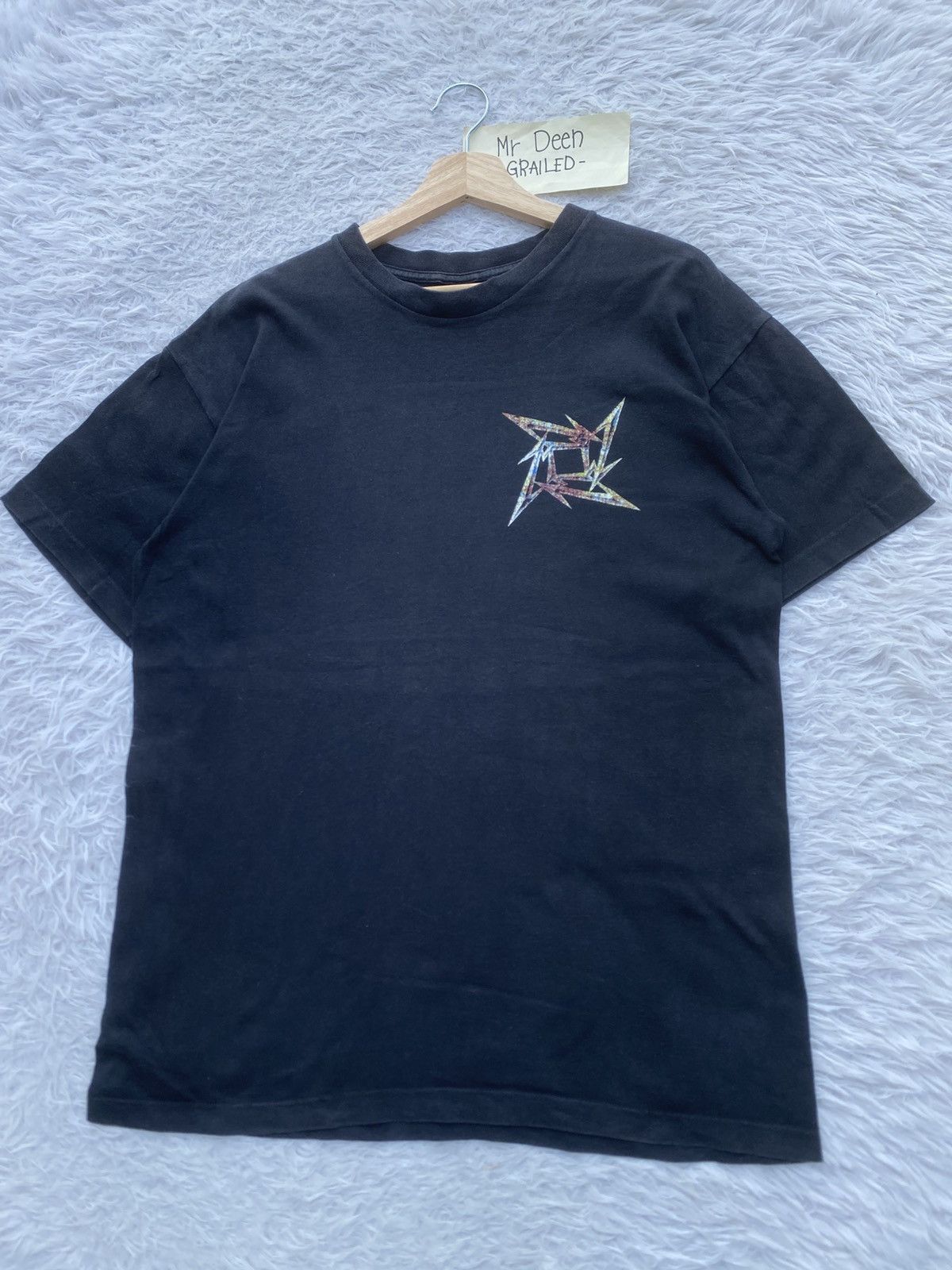 Metallica Vintage 90s Tour Metallica Giant Tag Band T Shirt Size US L / EU 52-54 / 3 - 11 Thumbnail