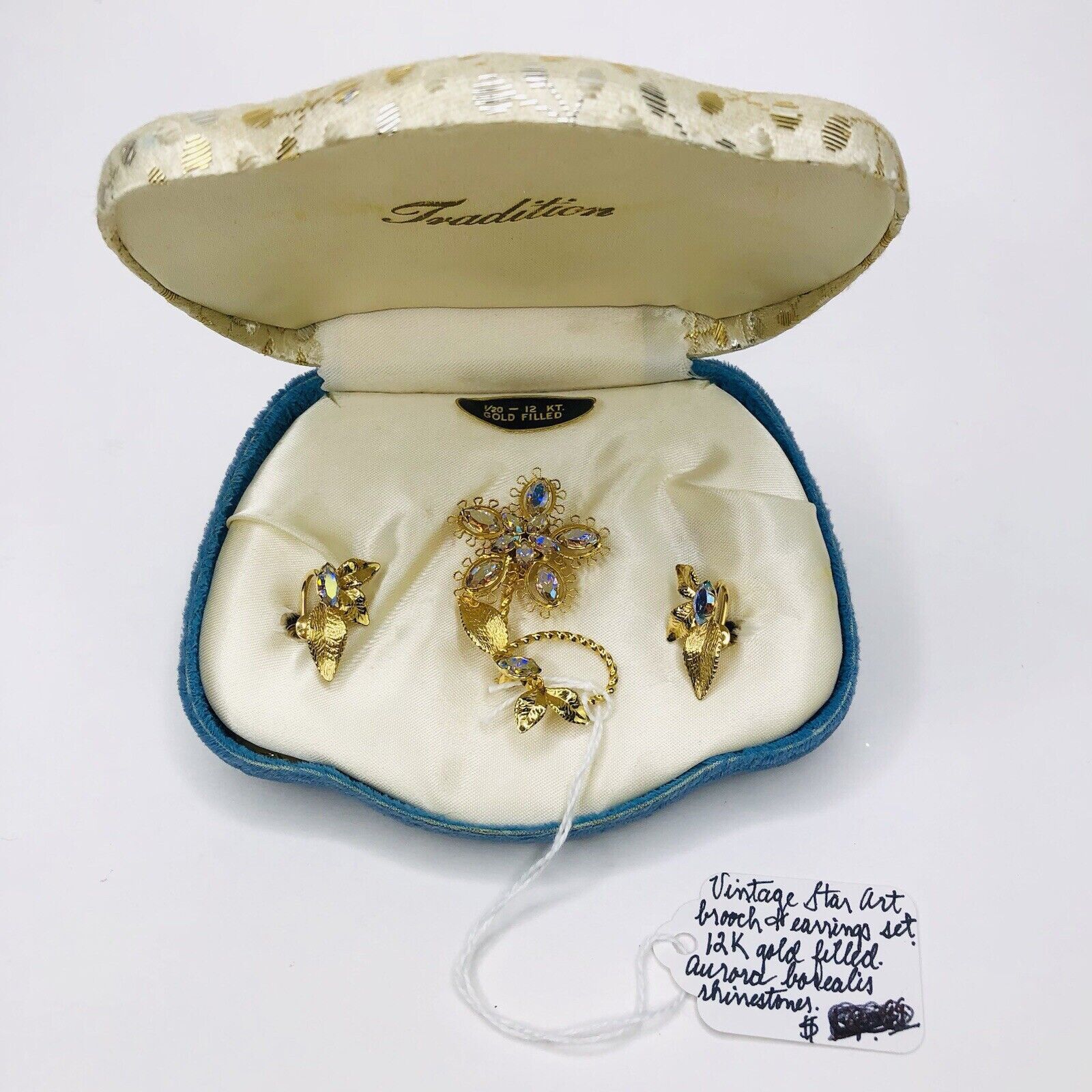 Other VTG Star-Art Brooch & Earrings Set 12K Gold Filled Aurora Size ONE SIZE - 2 Thumbnail