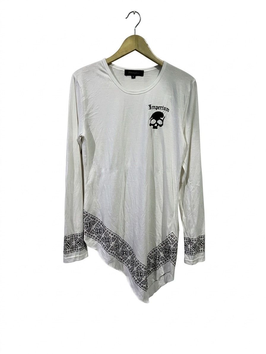 Japanese Brand Vkei style Y2K skull long sleeve Size US S / EU 44-46 / 1 - 1 Thumbnail