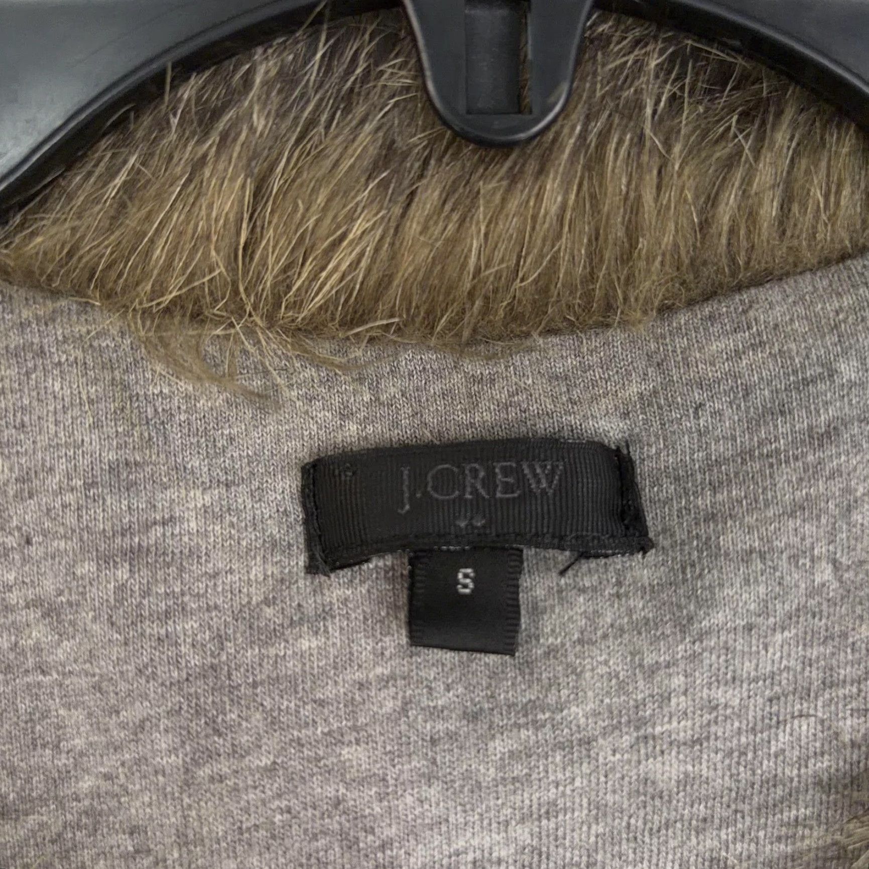 J.Crew J.CREW Vest Womens Small Brown Faux Fur Casual Fall Winter Mob Wife Cozy Warm Jacket Size S / US 4 / IT 40 - 4 Thumbnail
