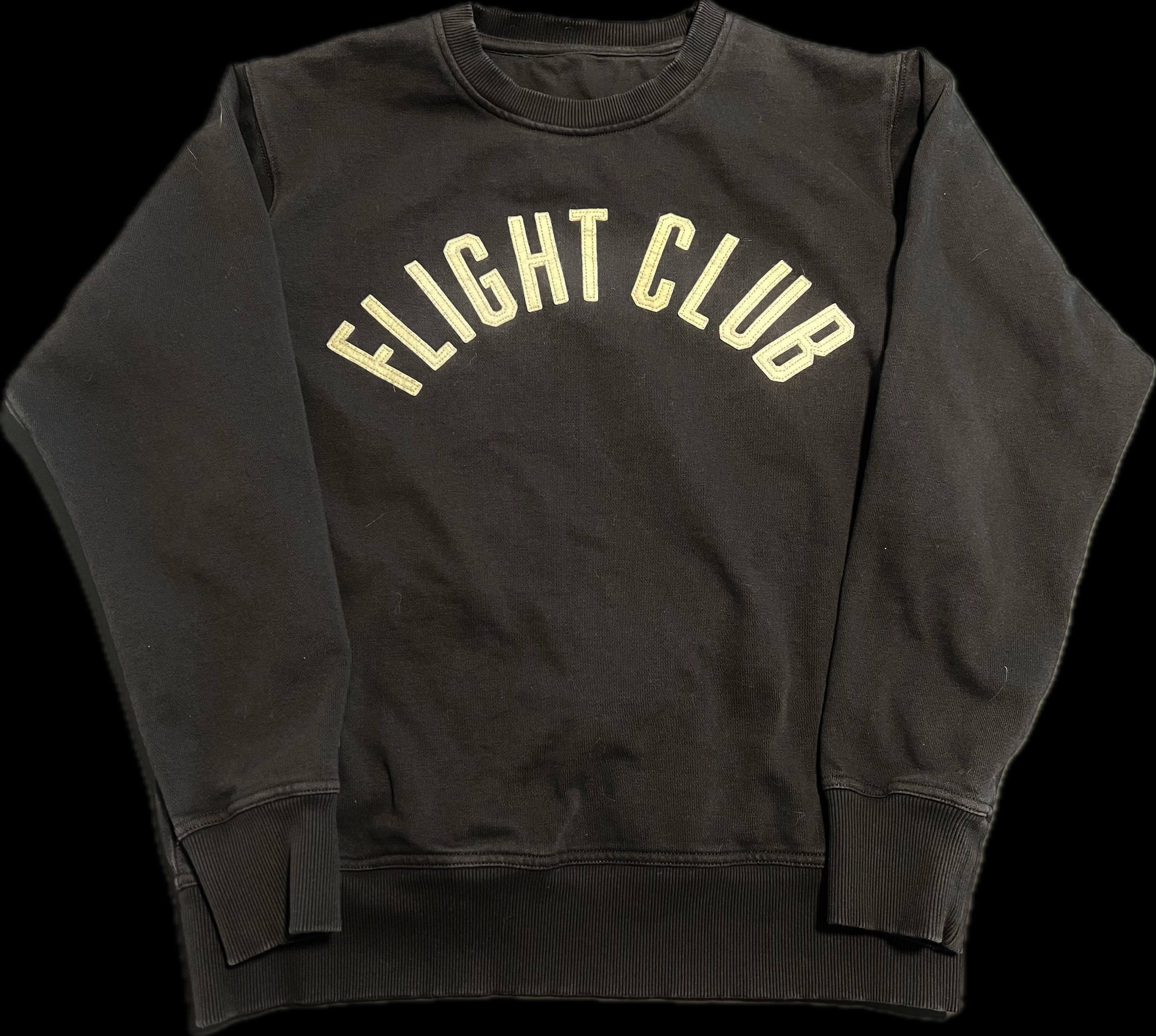 Flight Club Flight Club Men’s Black Sweatshirt with Lettering Size US S / EU 44-46 / 1 - 1 Thumbnail