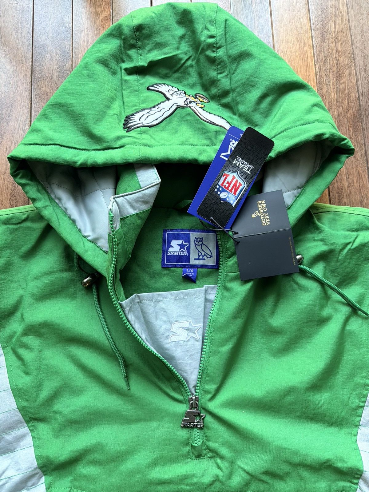 NFL × October's Very Own Octobers Very Own NFL Starter Philadelphia Eagles Jacket Size US L / EU 52-54 / 3 - 5 Thumbnail