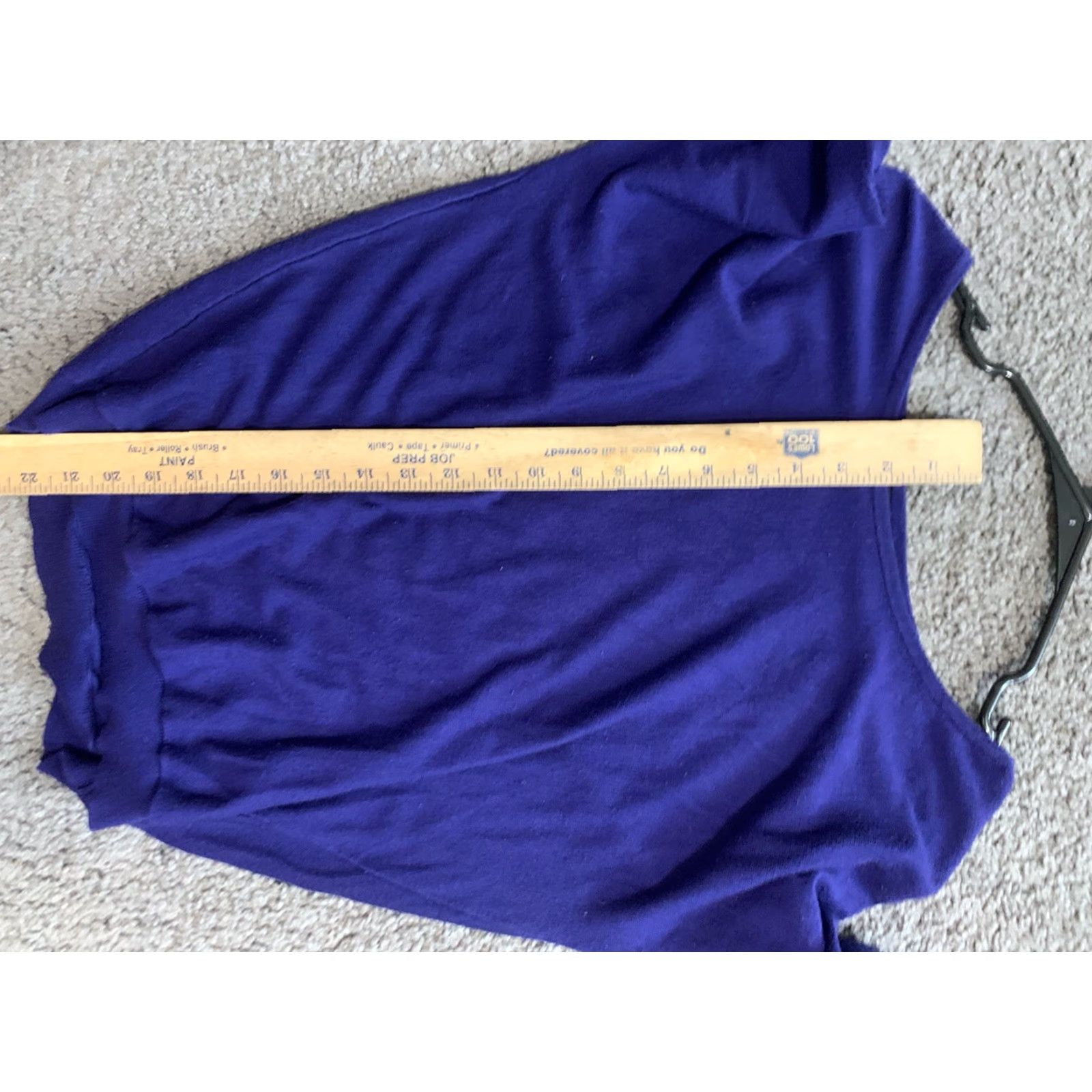 Express Express Blouse Women S Royal Blue Open Knit Crotchet 3/4 Sleeve Crew Neck Knit 100% Rayon Dolman Sleeve Solid Size S / US 4 / IT 40 - 5 Thumbnail