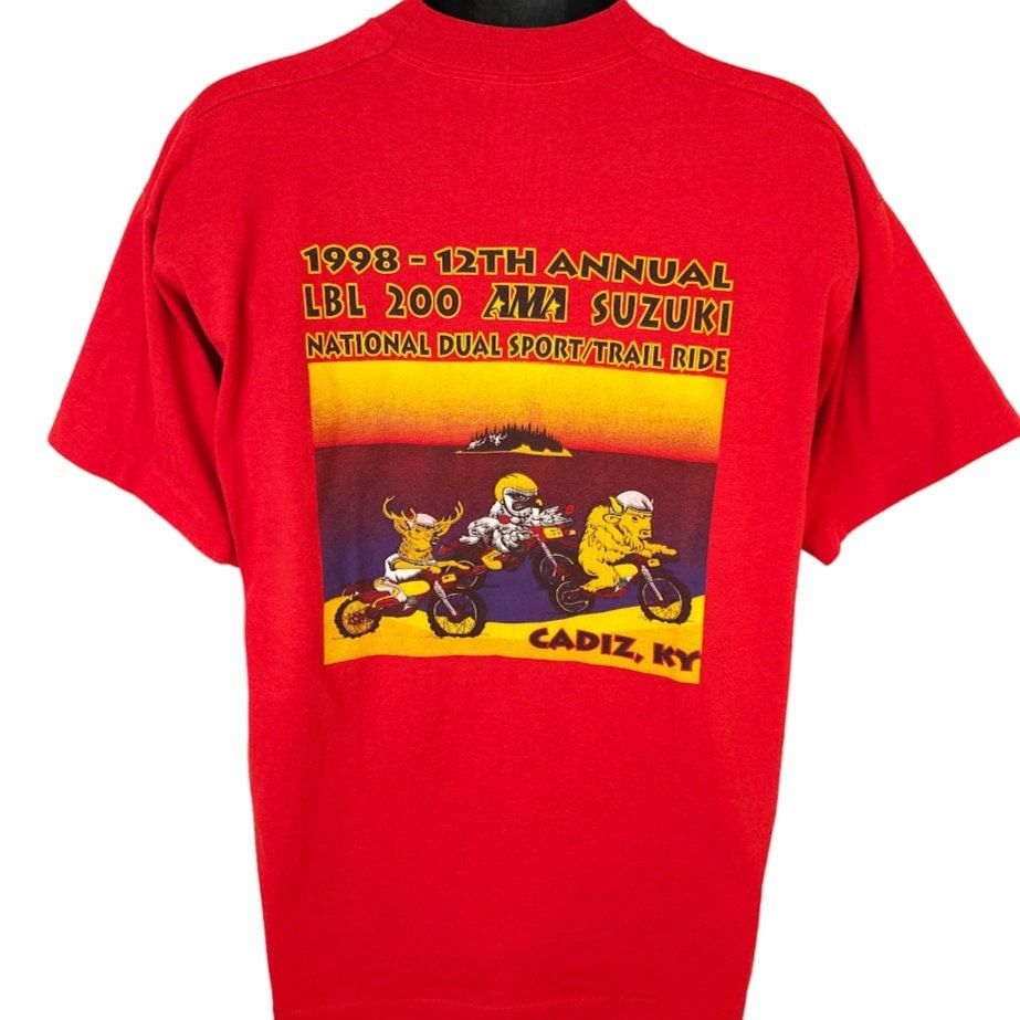 LBL 200 AMA Suzuki Dual Sport Trail Ride T Shirt Vintage 90s