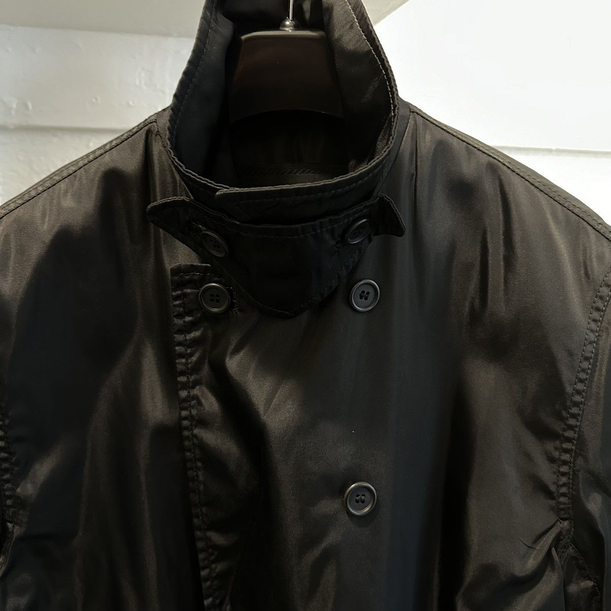 Prada Vintage Prada Nylon Black jacket Size US L / EU 52-54 / 3 - 4 Thumbnail