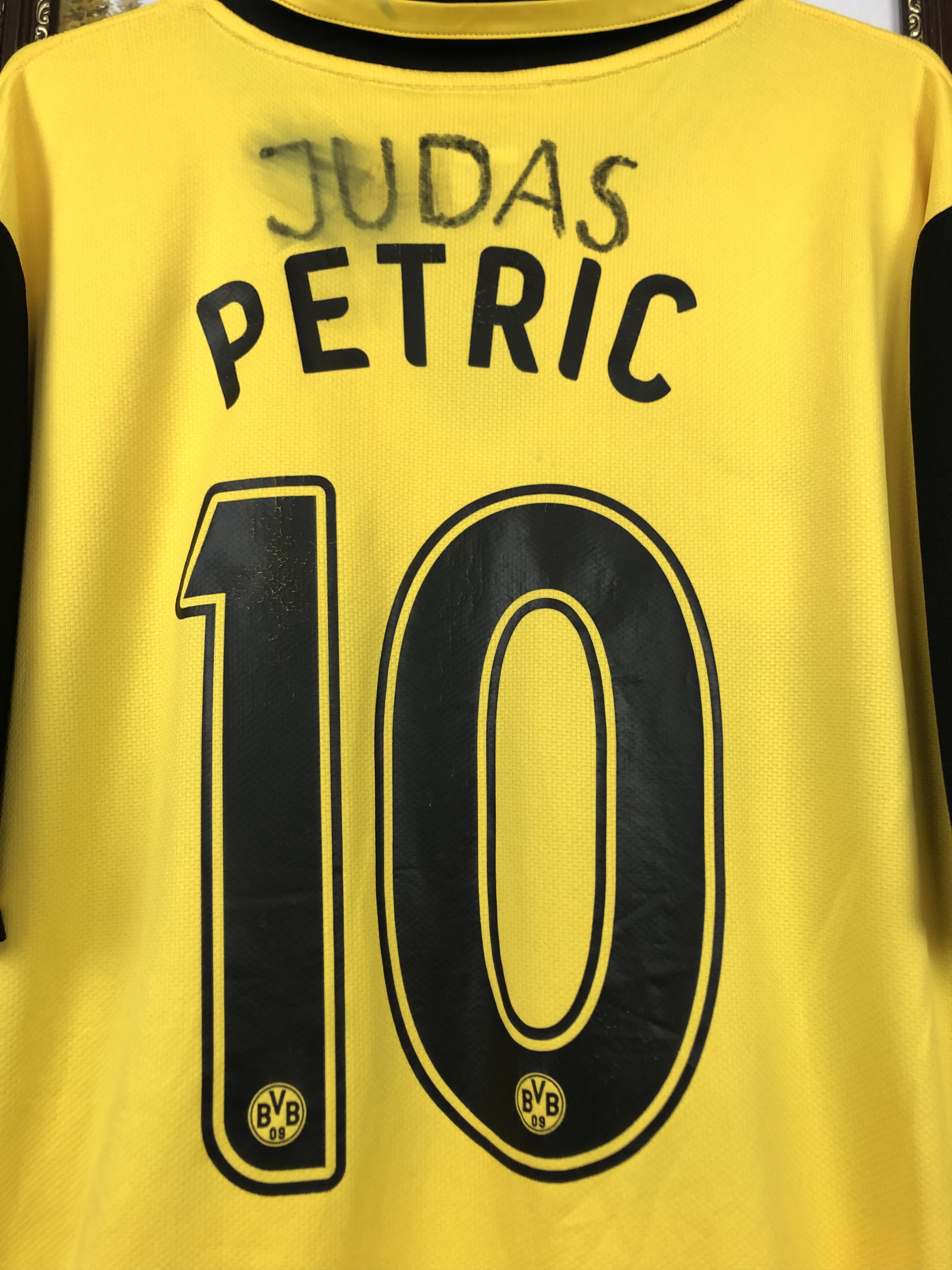Nike × Vintage Borussia Dortmund football shirt 2007 #10 Petric Jersey Nike Size US XL / EU 56 / 4 - 18 Thumbnail