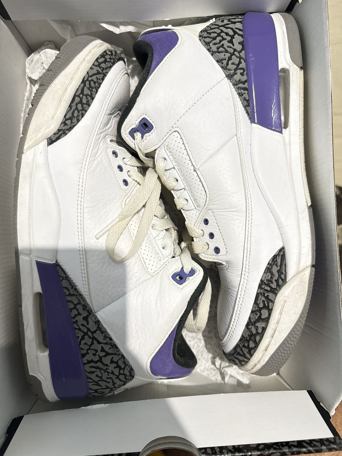 Jordan Brand × Nike Air Jordan 3 nike retro dark iris Size US 10 / EU 43 - 6 Thumbnail